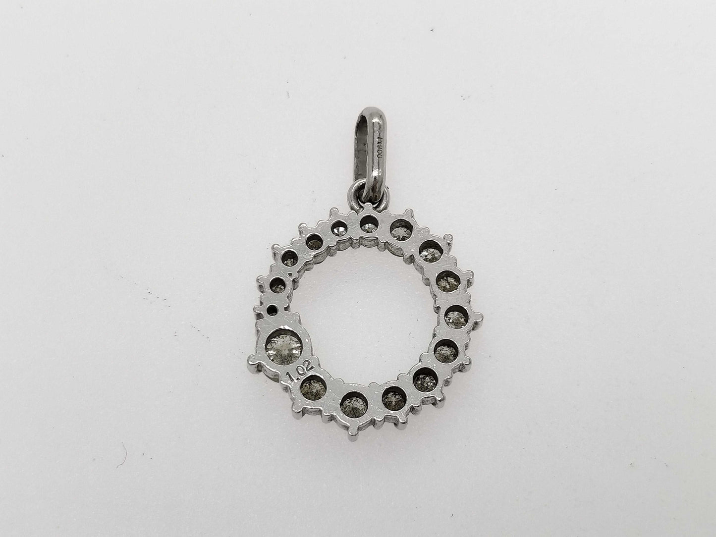D1.02ct PT900 4.1g Pendant Top