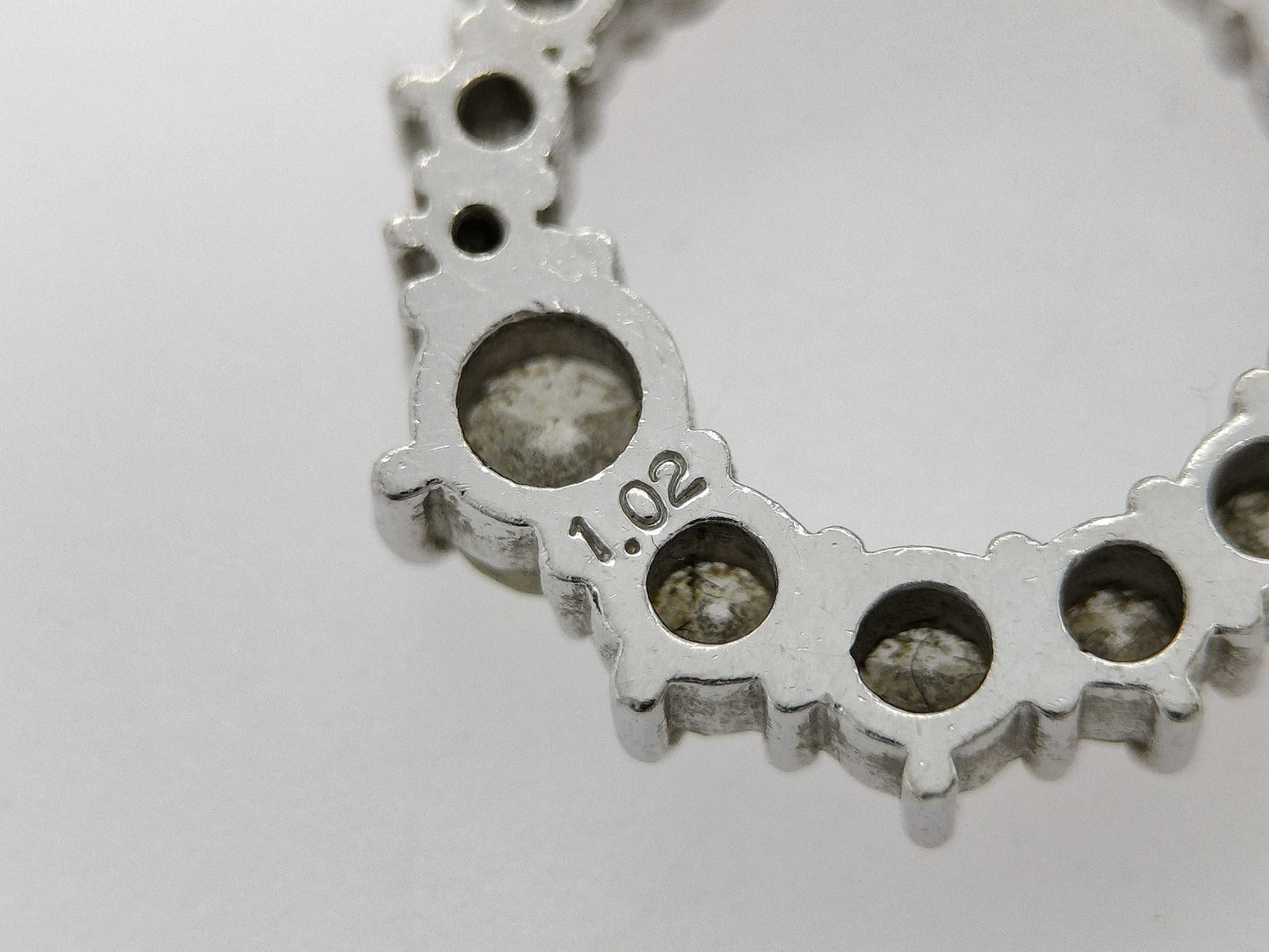 D1.02ct PT900 4.1g Pendant Top