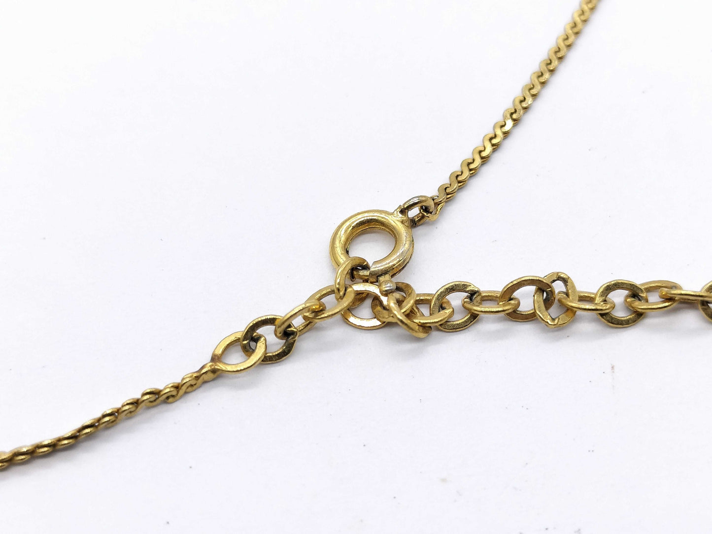 Dior logo rhinestone necklace