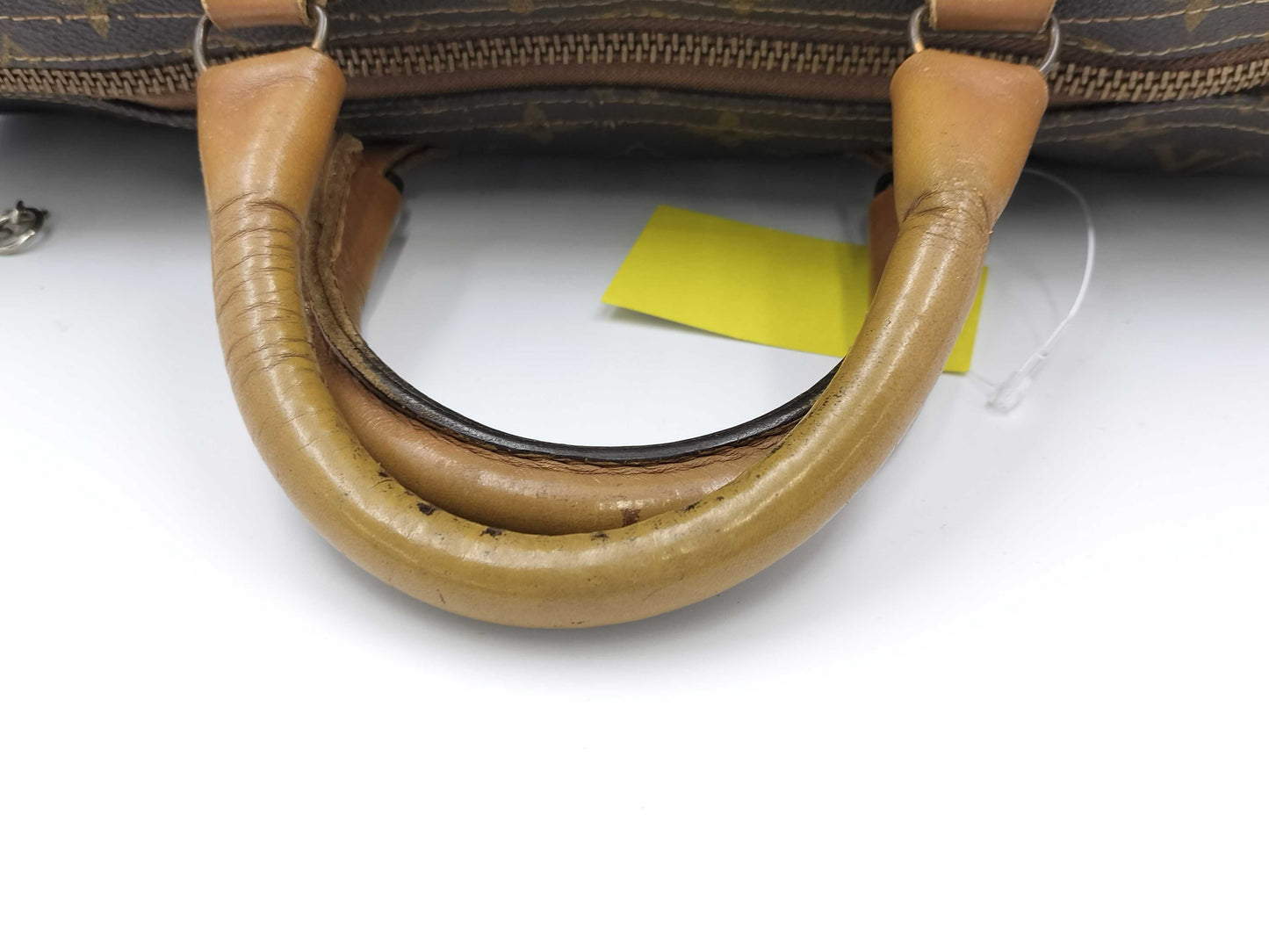 Louis Vuitton Monogram Speedy 35 Made in USA Paper Tag Vintage Boston Bag
