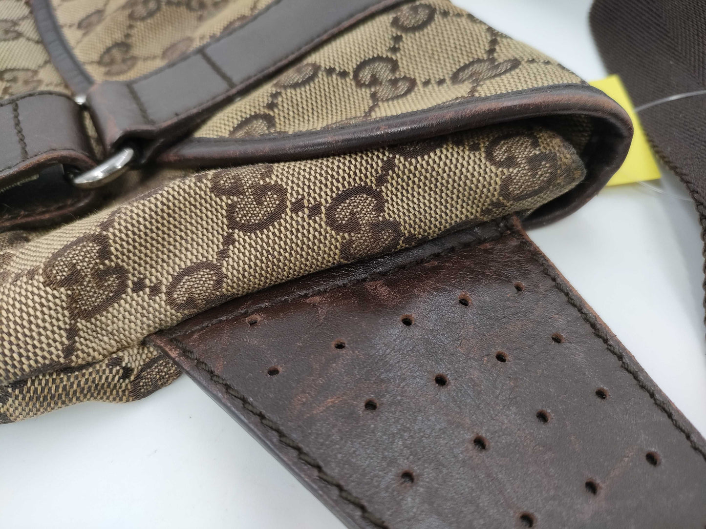 GUCCI GG Canvas 145851 492695 Waist Bag Body Bag Shoulder Bag