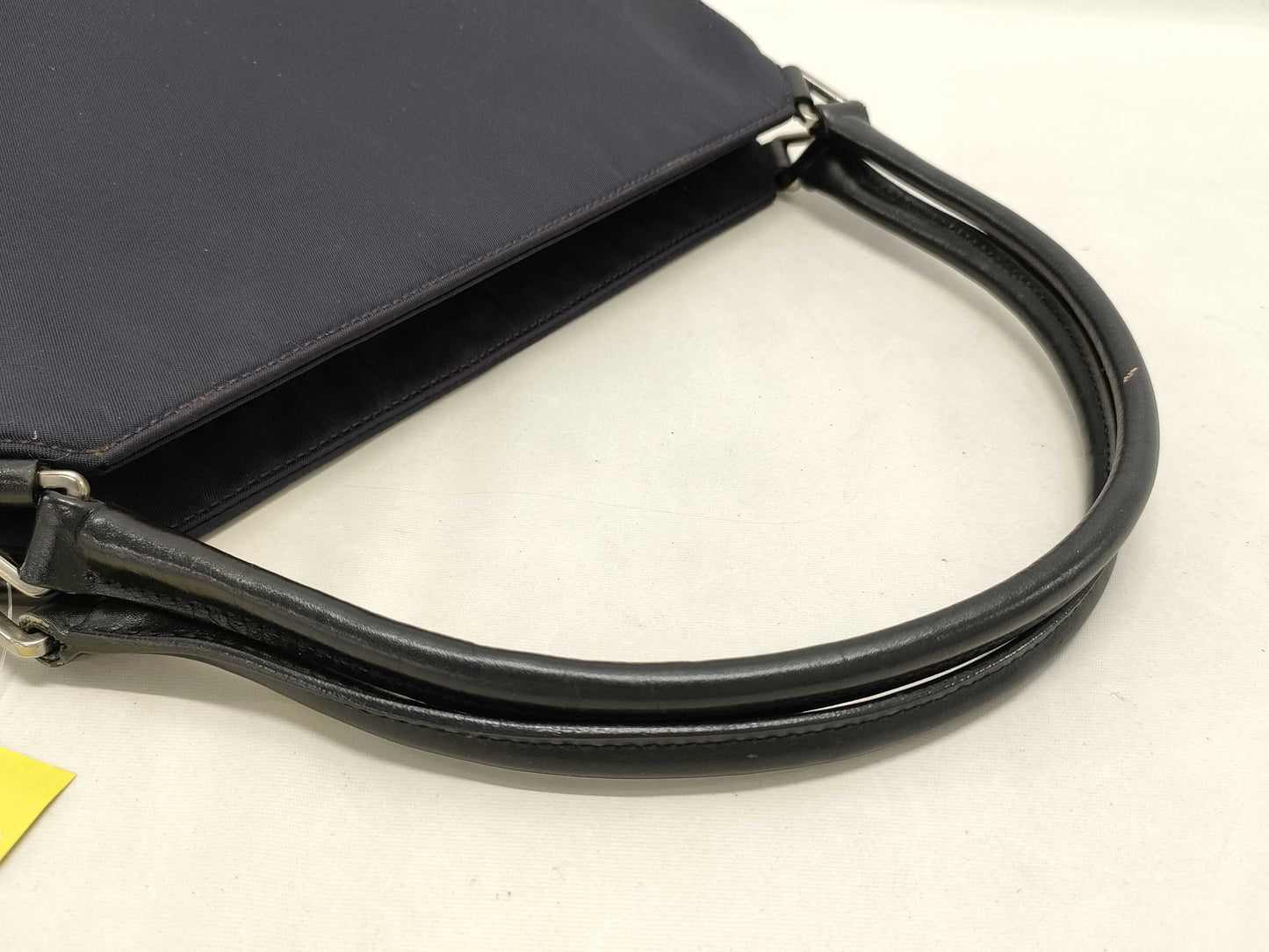 PRADA nylon tote bag with triangle logo