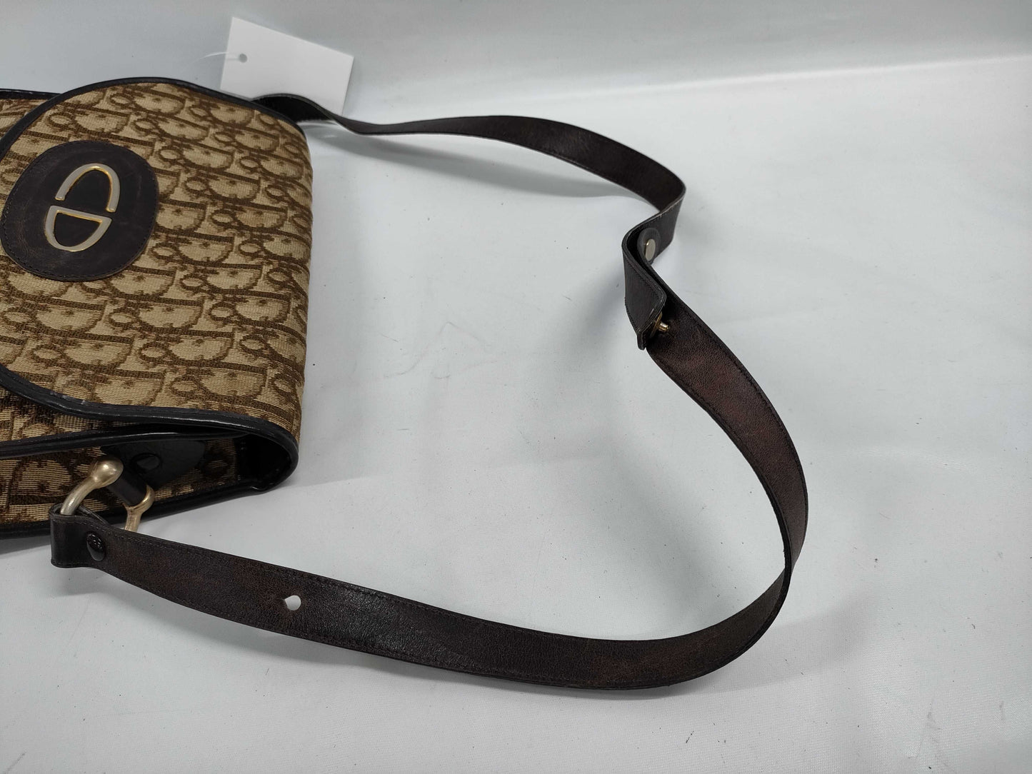 Dior Trotter Vintage Logo Shoulder Bag
