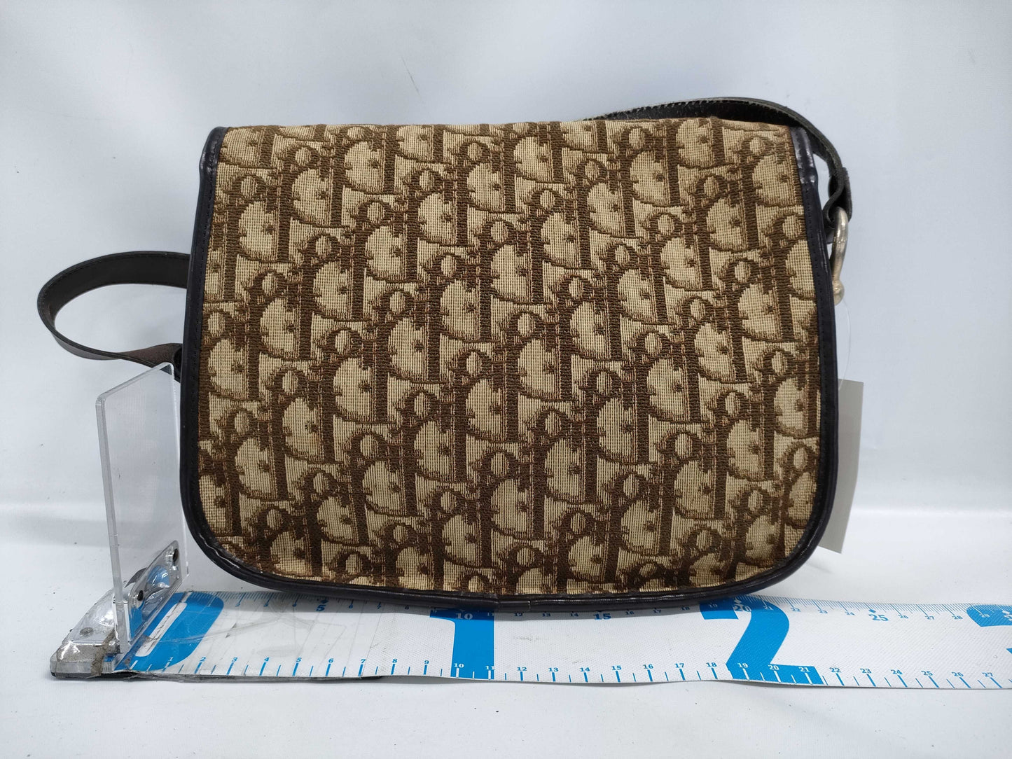 Dior Trotter Vintage Logo Shoulder Bag