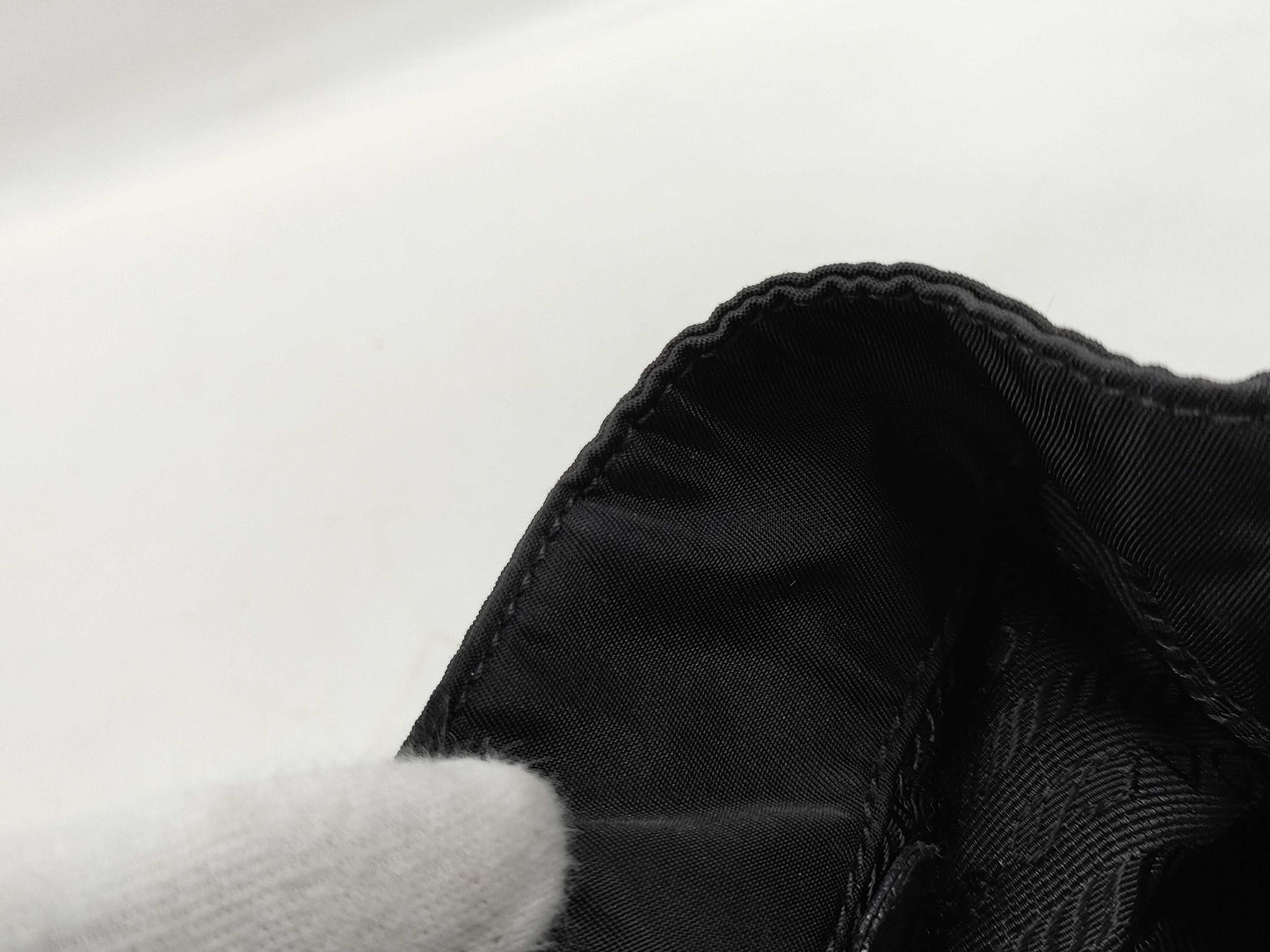 PRADA nylon tote bag with logo