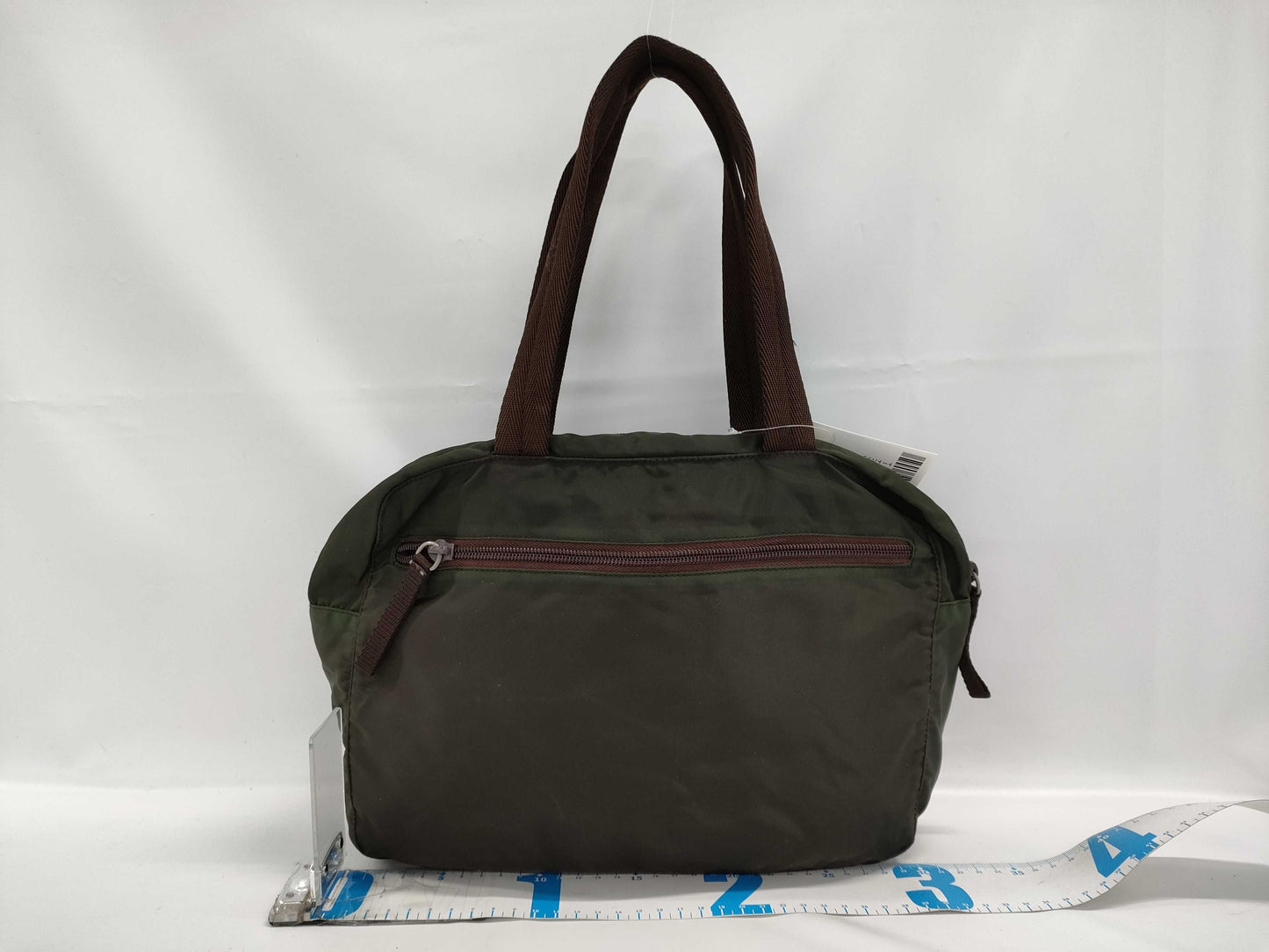 PRADA Nylon Tote Bag Khaki Tote Bag