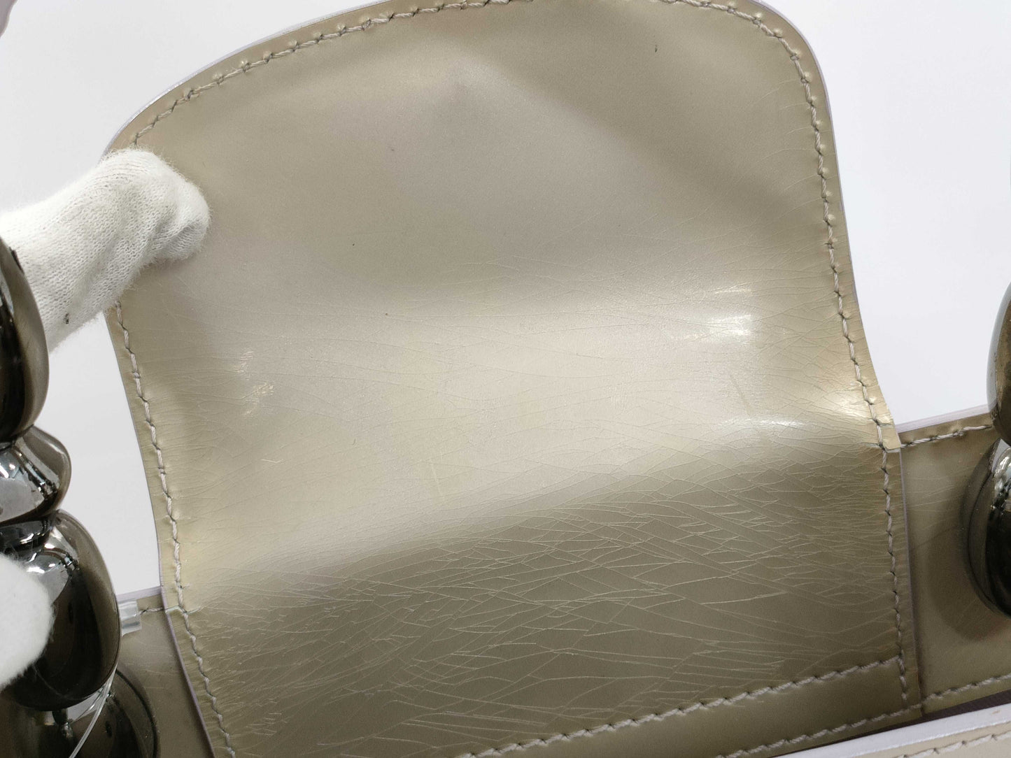 Dior Marispearl Enamel Handbag Handbag