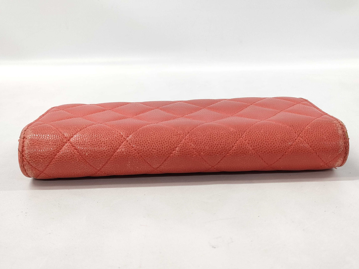 CHANEL Caviar Leather Matelasse Long Wallet, 22 Series