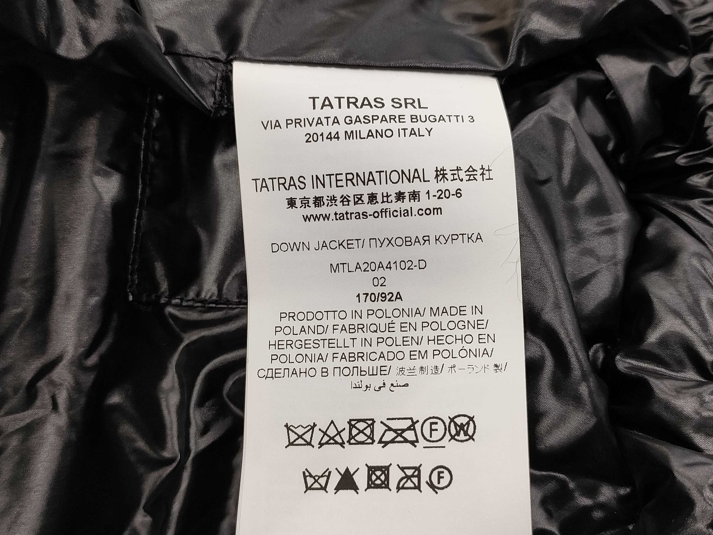 TATRAS Men's Down Jacket MTLA20A4102-D Jacket