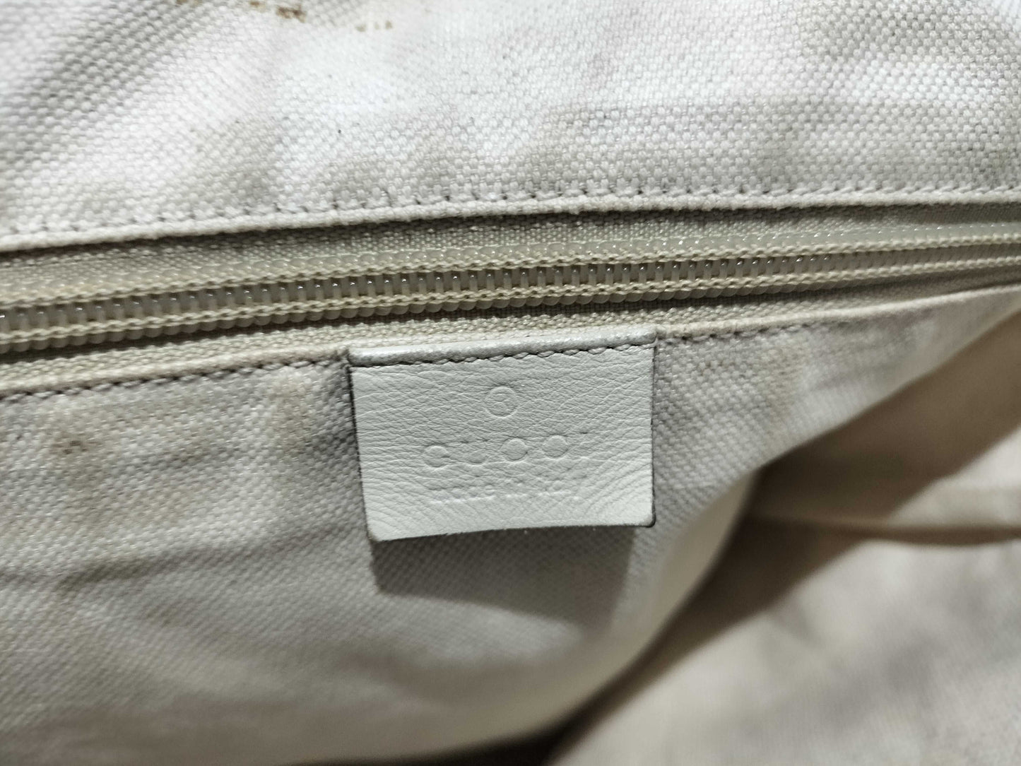 GUCCI Tote/Canvas/Leather Tote Bag
