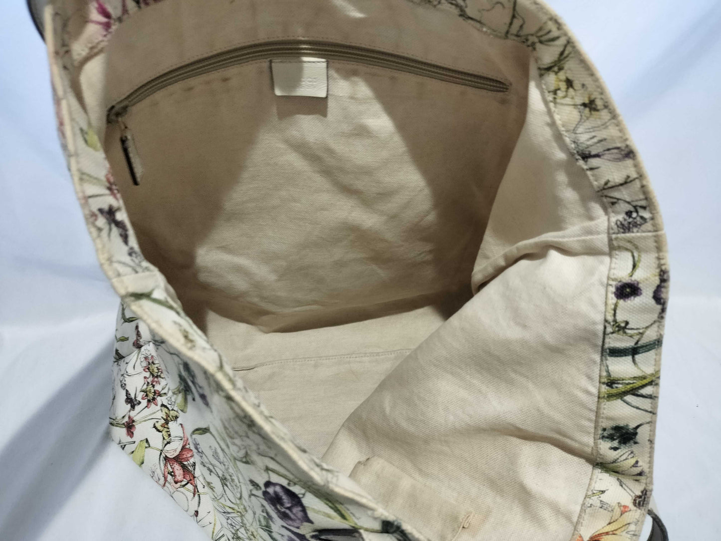 GUCCI Tote/Canvas/Leather Tote Bag