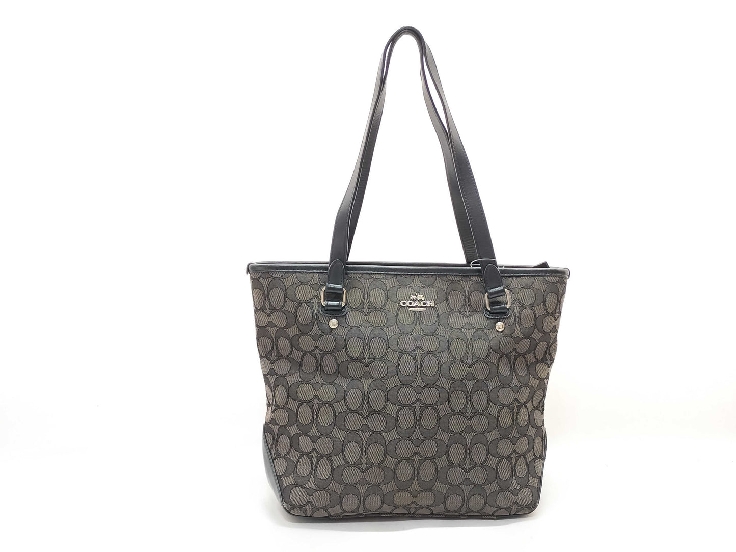 COACH F58282 Signature Canvas Tote Bag
