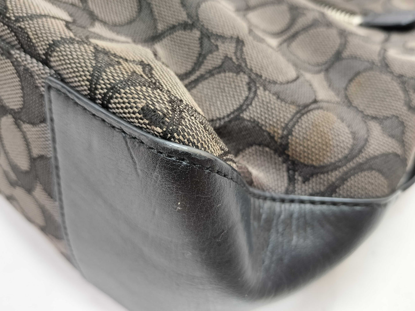 COACH F58282 Signature Canvas Tote Bag