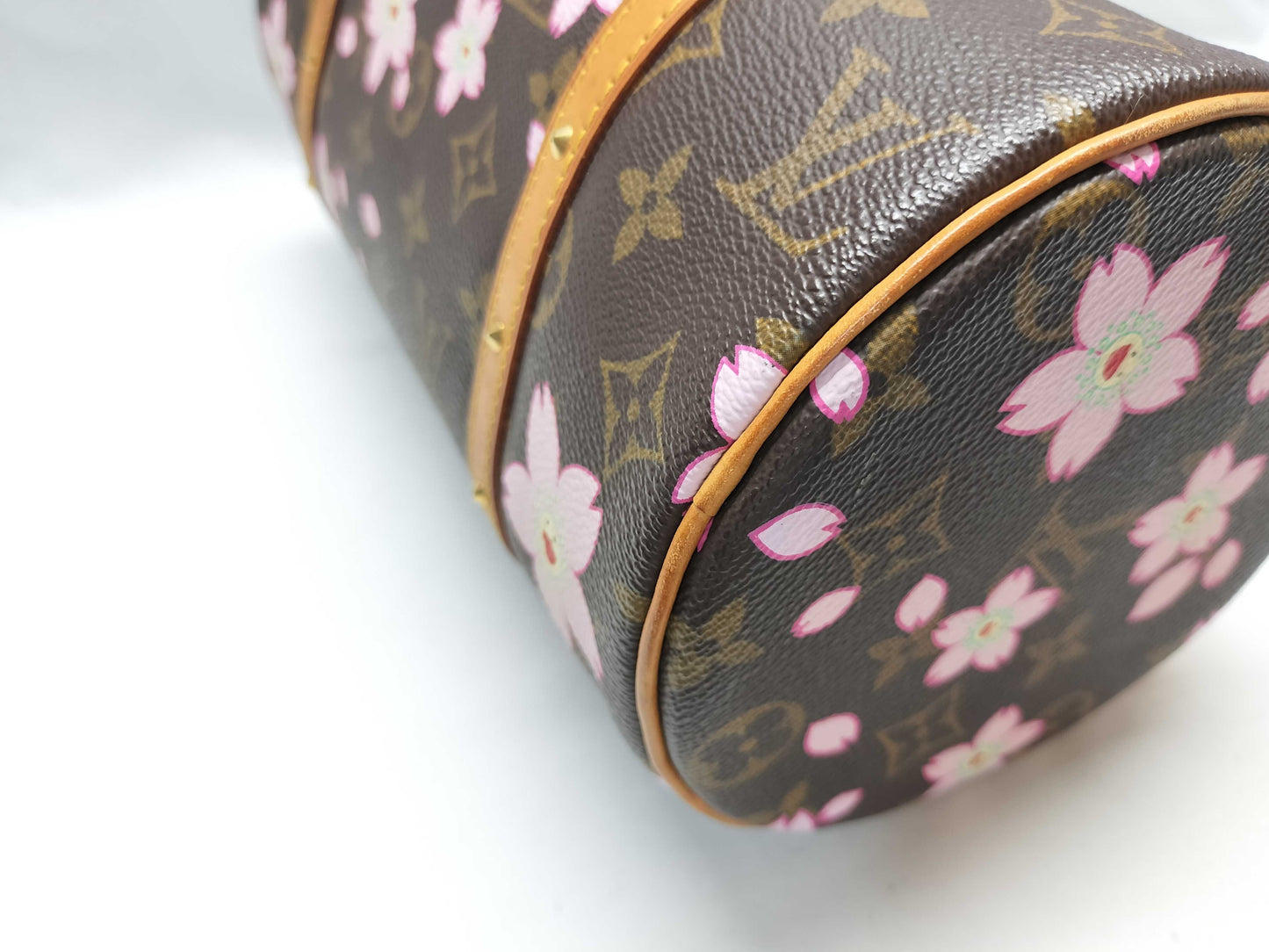 LOUIS VUITTON Unconfirmed Monogram Murakami Cherry Blossom Papillon M92009 Handbag