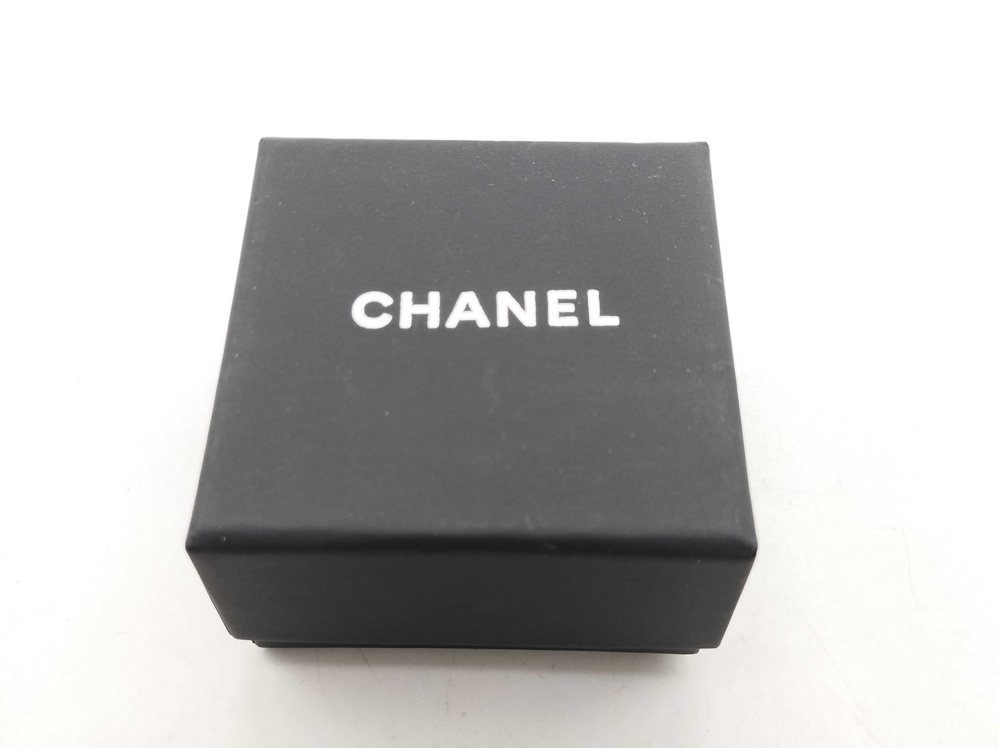 CHANEL Earrings / 23C / Coco Mark / Rhinestone / Silver Earrings