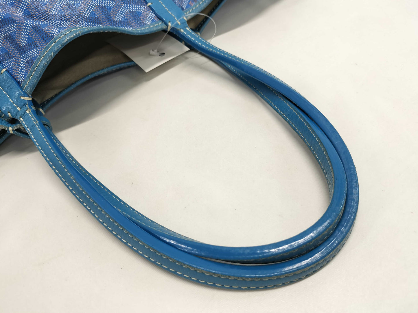 GOYARD Saint Louis PM Blue Tote Bag with Pouch