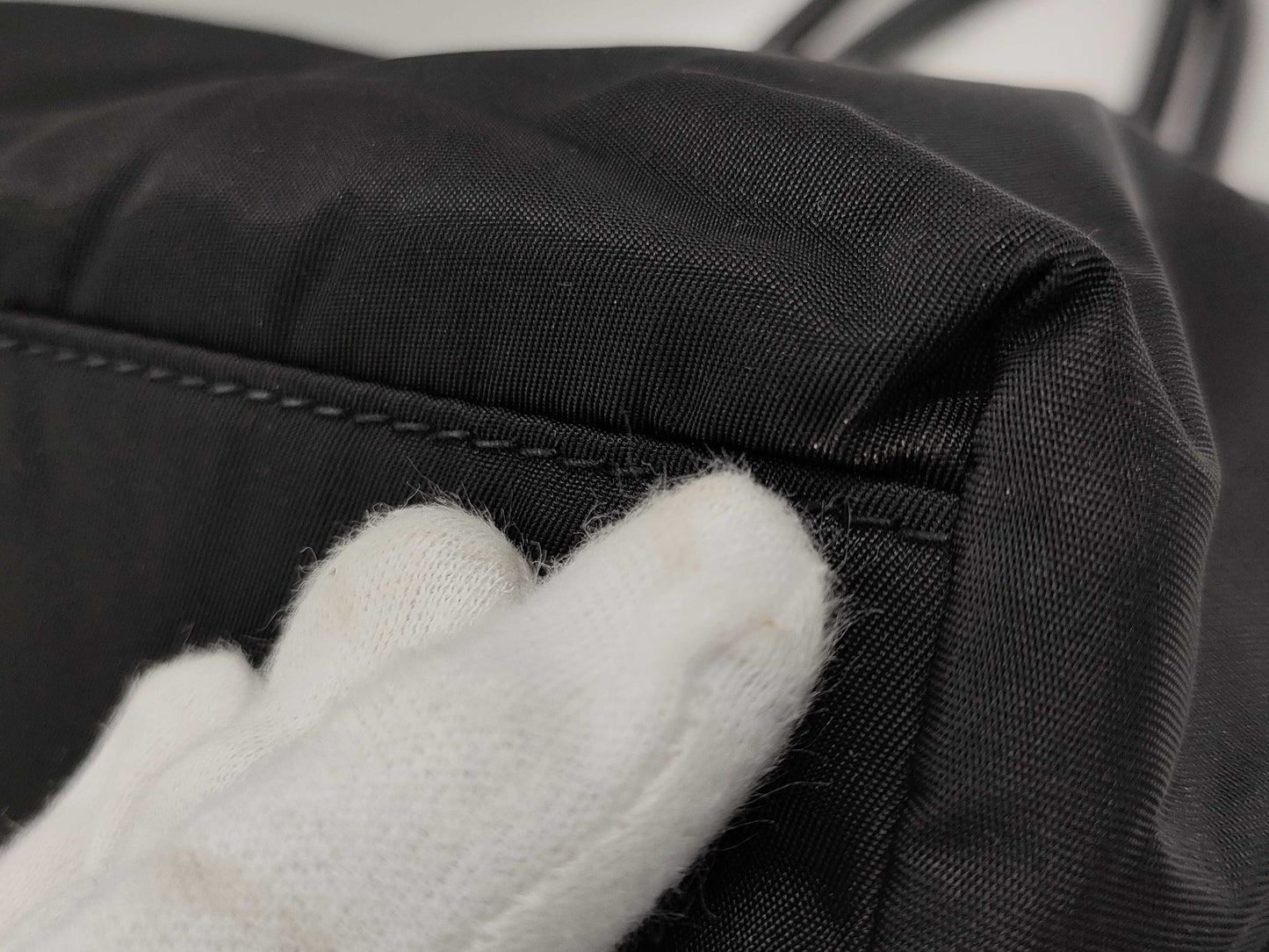 PRADA Nylon Ribbon Tote Bag