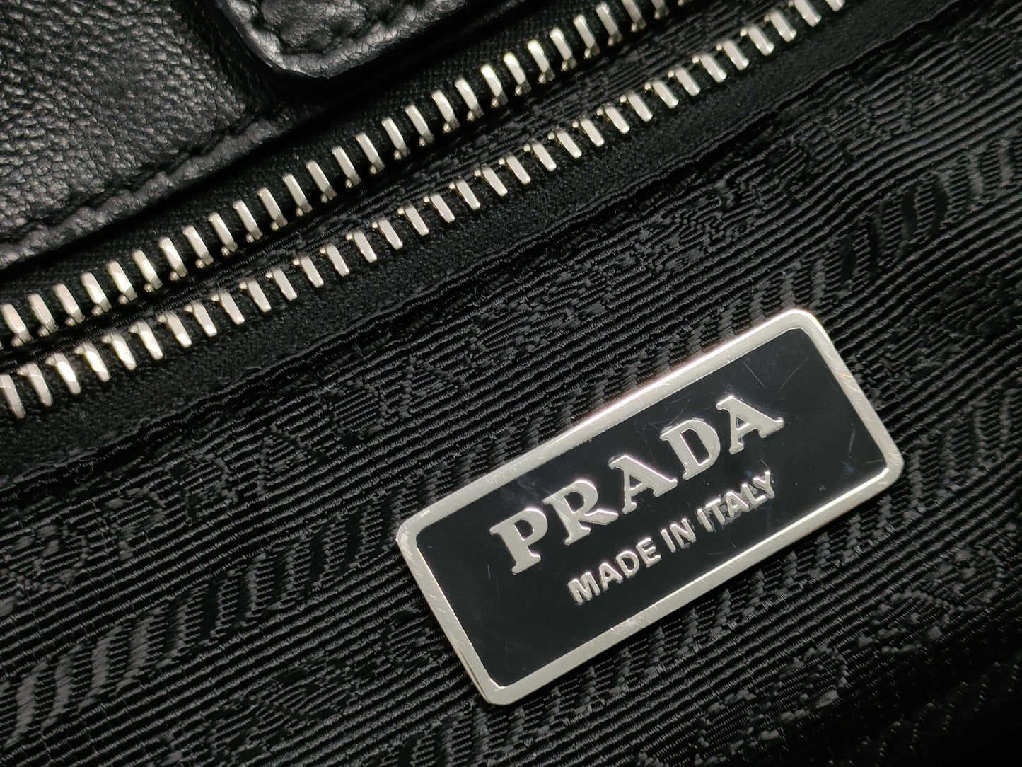 PRADA Nylon Ribbon Tote Bag