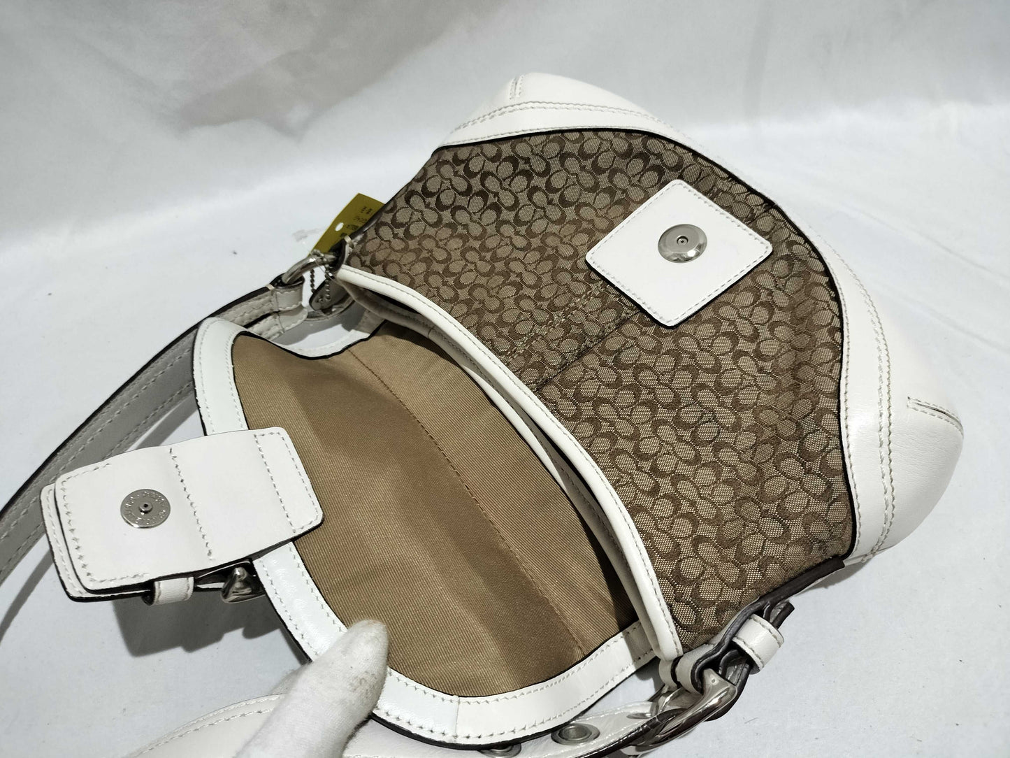 COACH Signature F10925/One-Shoulder Shoulder Bag