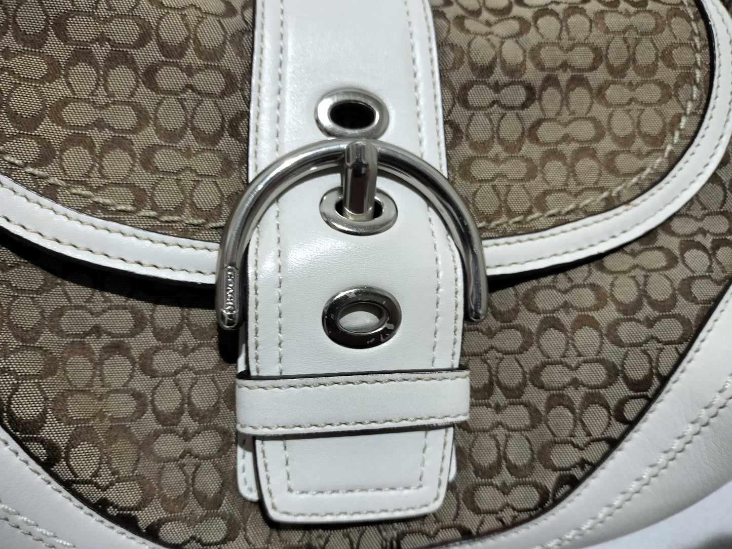 COACH Signature F10925/One-Shoulder Shoulder Bag