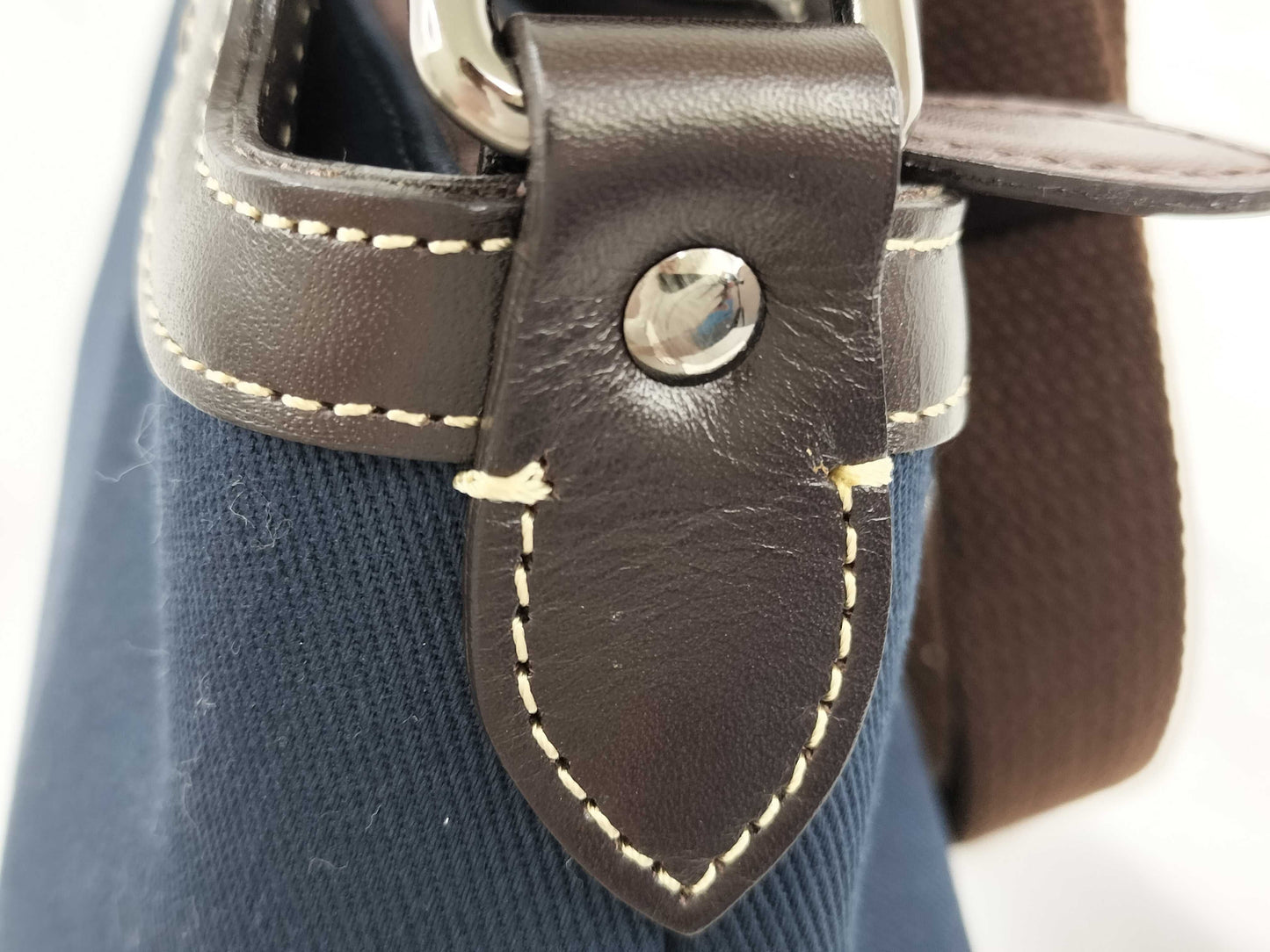 BURBERRY Shoulder Bag Canvas/Navy Shoulder Bag