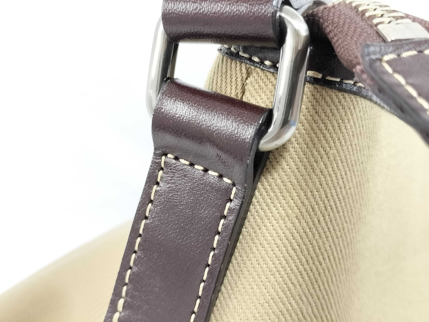 BURBERRY Shoulder Bag Canvas/Beige Shoulder Bag