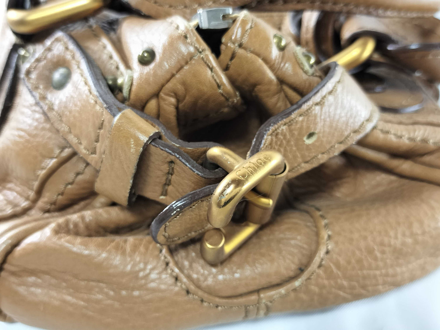 Chloe Brown Gazelle Handbag