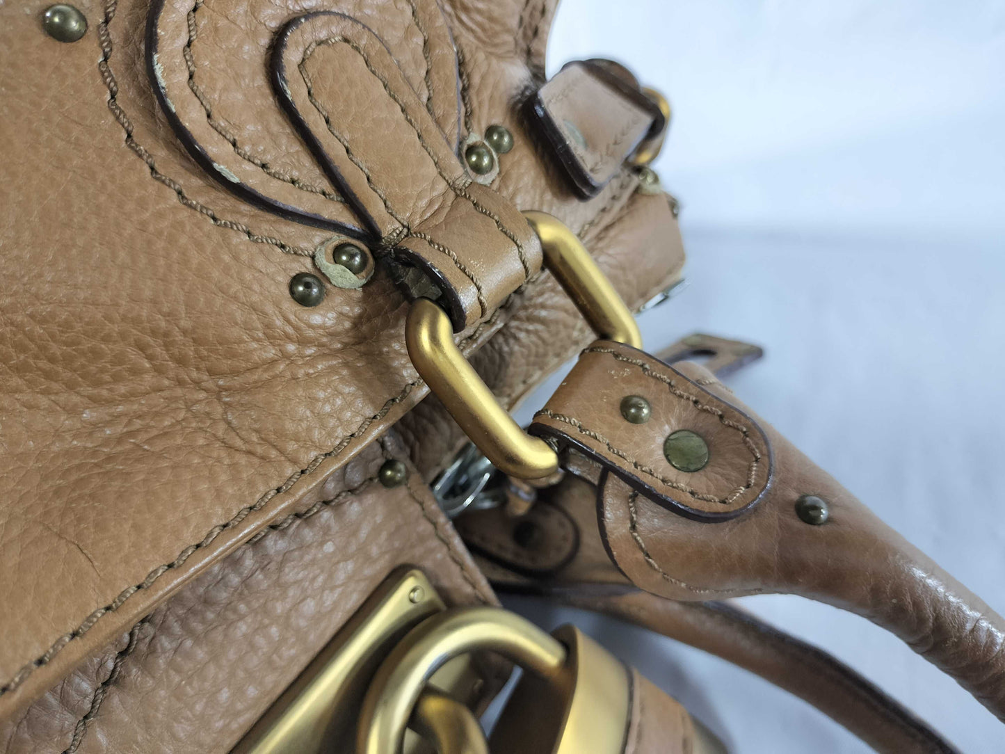 Chloe Brown Gazelle Handbag