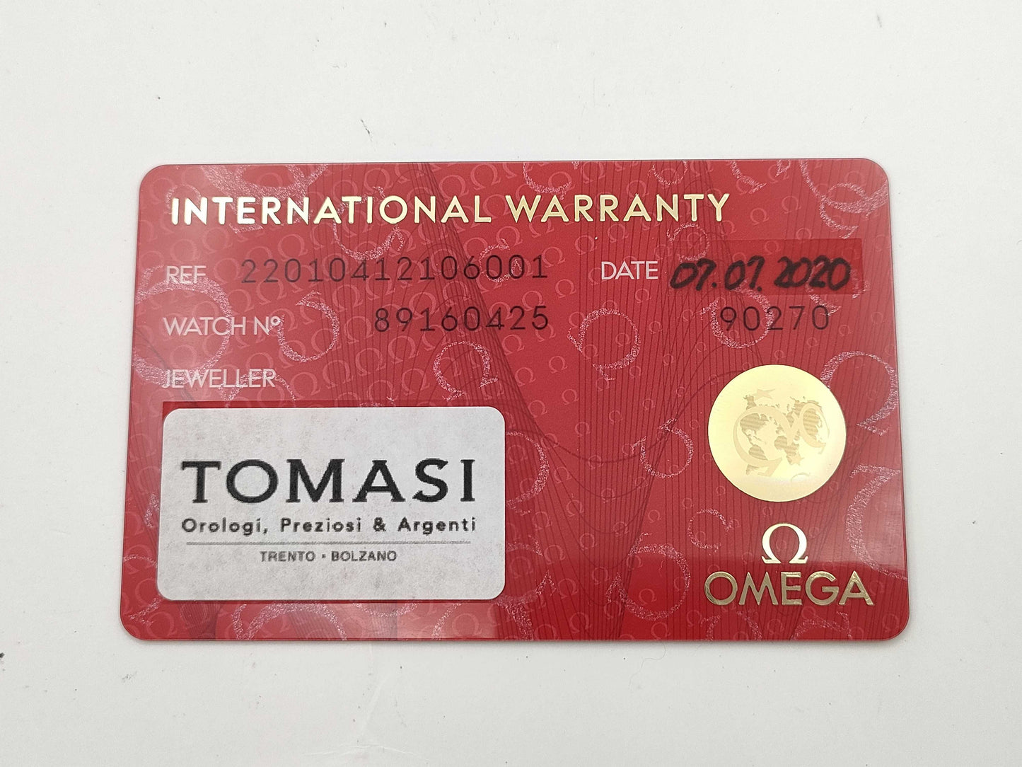 OMEGA 220.10.41.21.06.001 89160425 Automatic Men's Watch