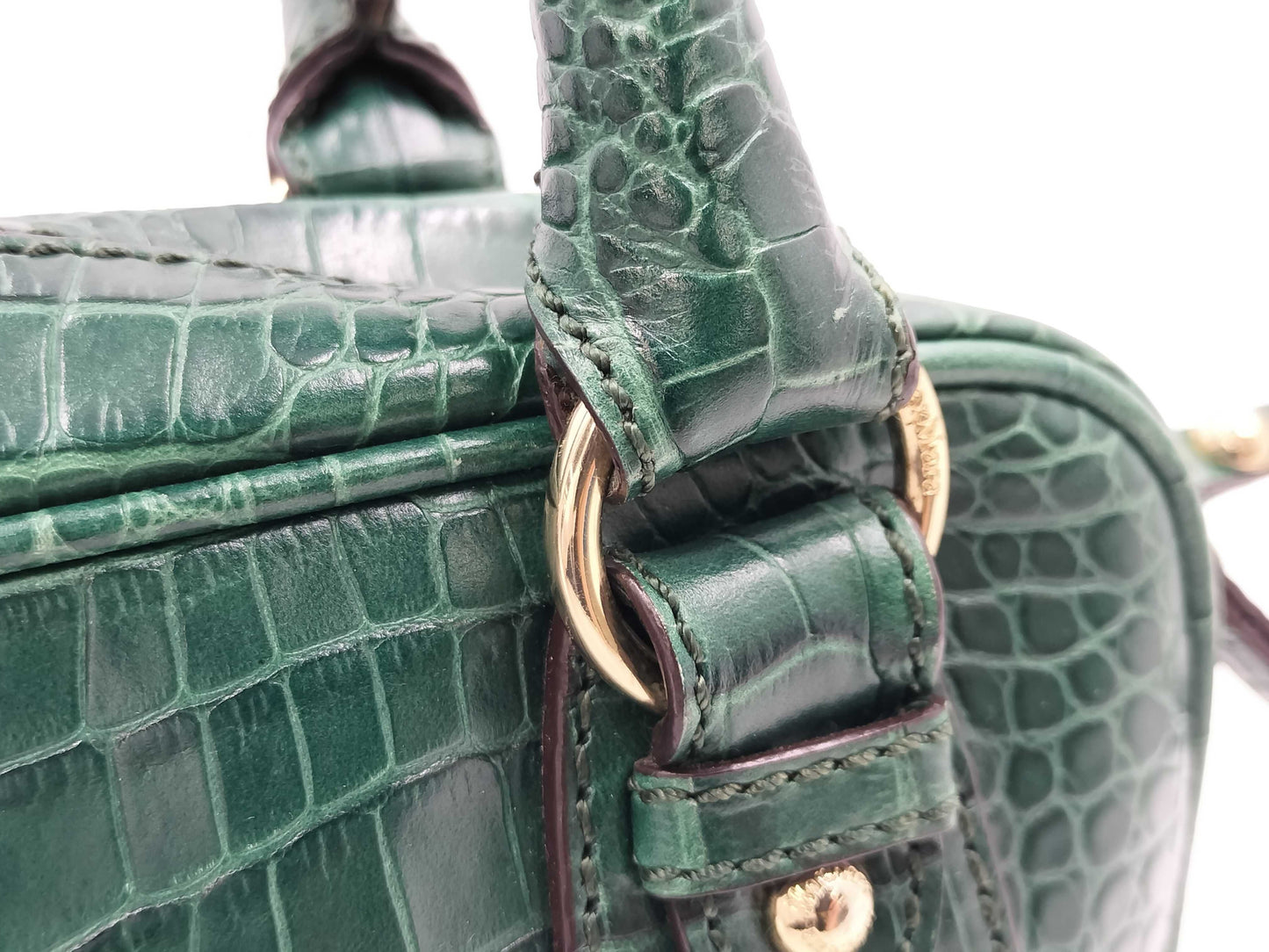 MaxMara MaxMara Embossed 2-Way Handbag Handbag