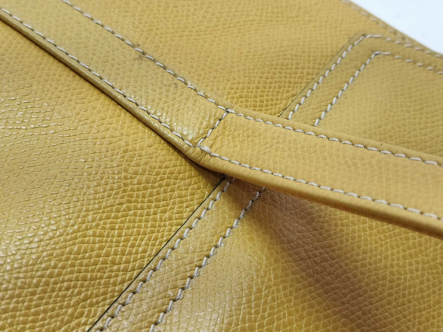LOEWE Leather Tote Anagram Yellow Gold Hardware Shoulder Bag