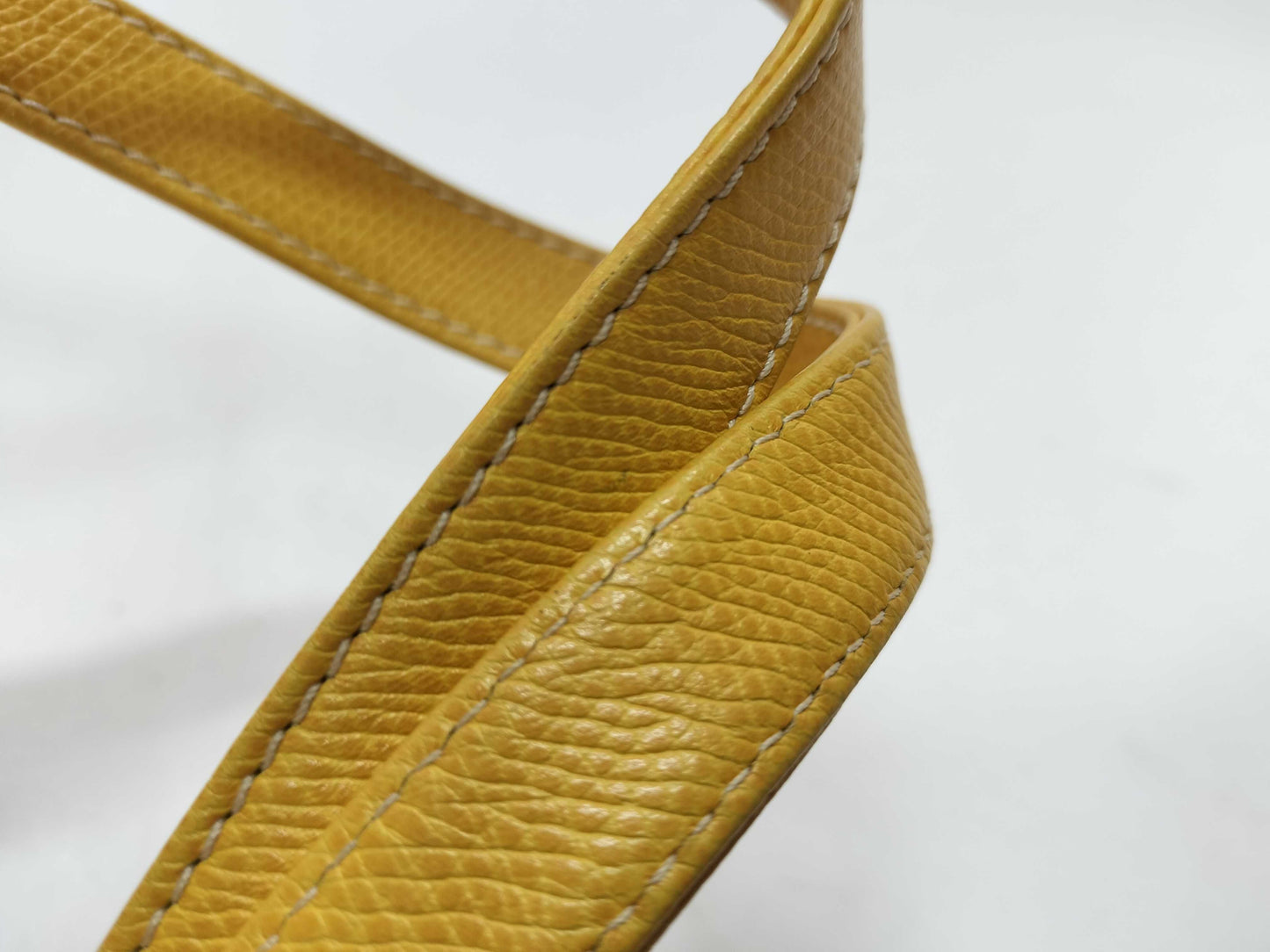LOEWE Leather Tote Anagram Yellow Gold Hardware Shoulder Bag