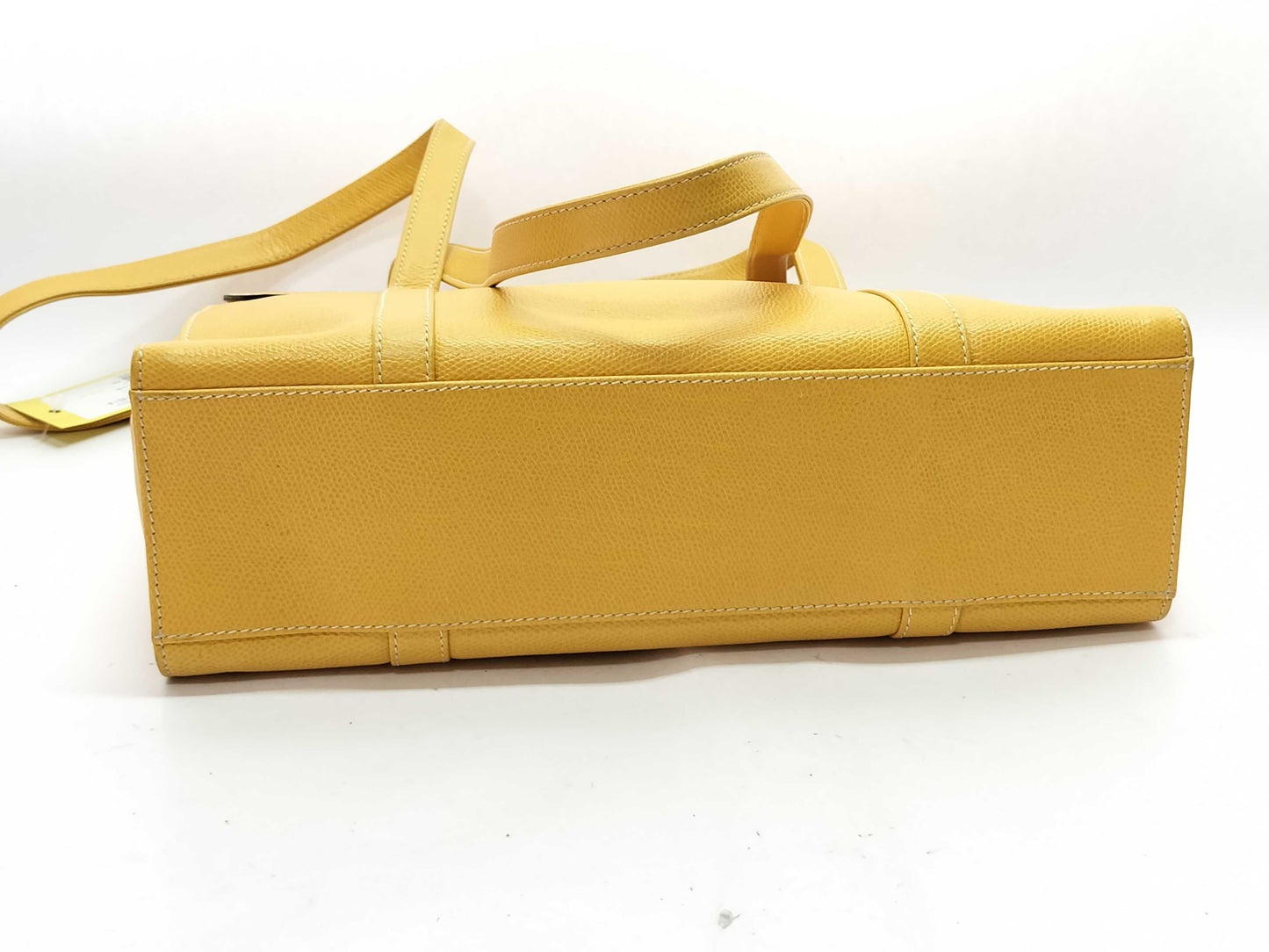 LOEWE Leather Tote Anagram Yellow Gold Hardware Shoulder Bag