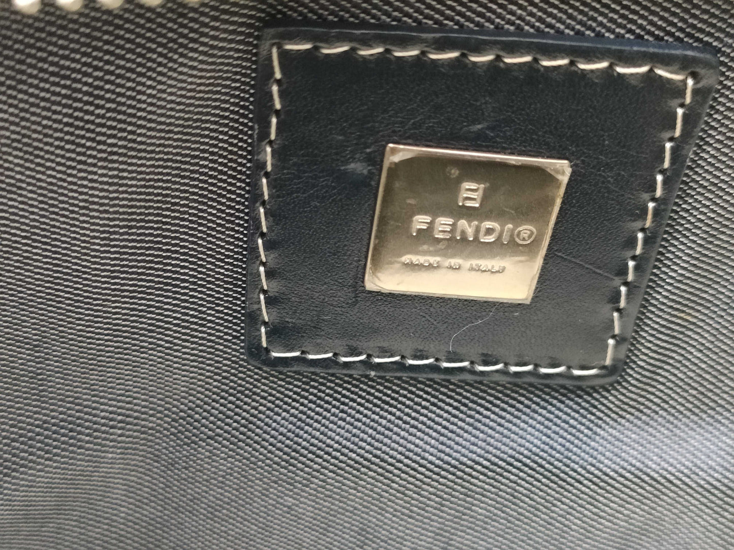 FENDI Mamma Marble Accessory Pouch Logo Pouch