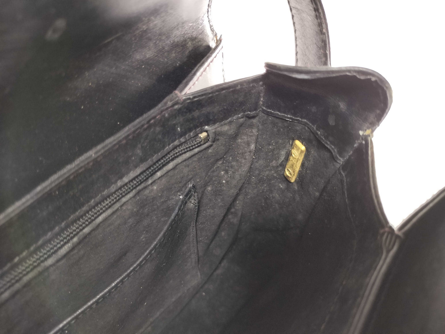 GUCCI One-Shoulder Leather Old Turnlock Shoulder Bag