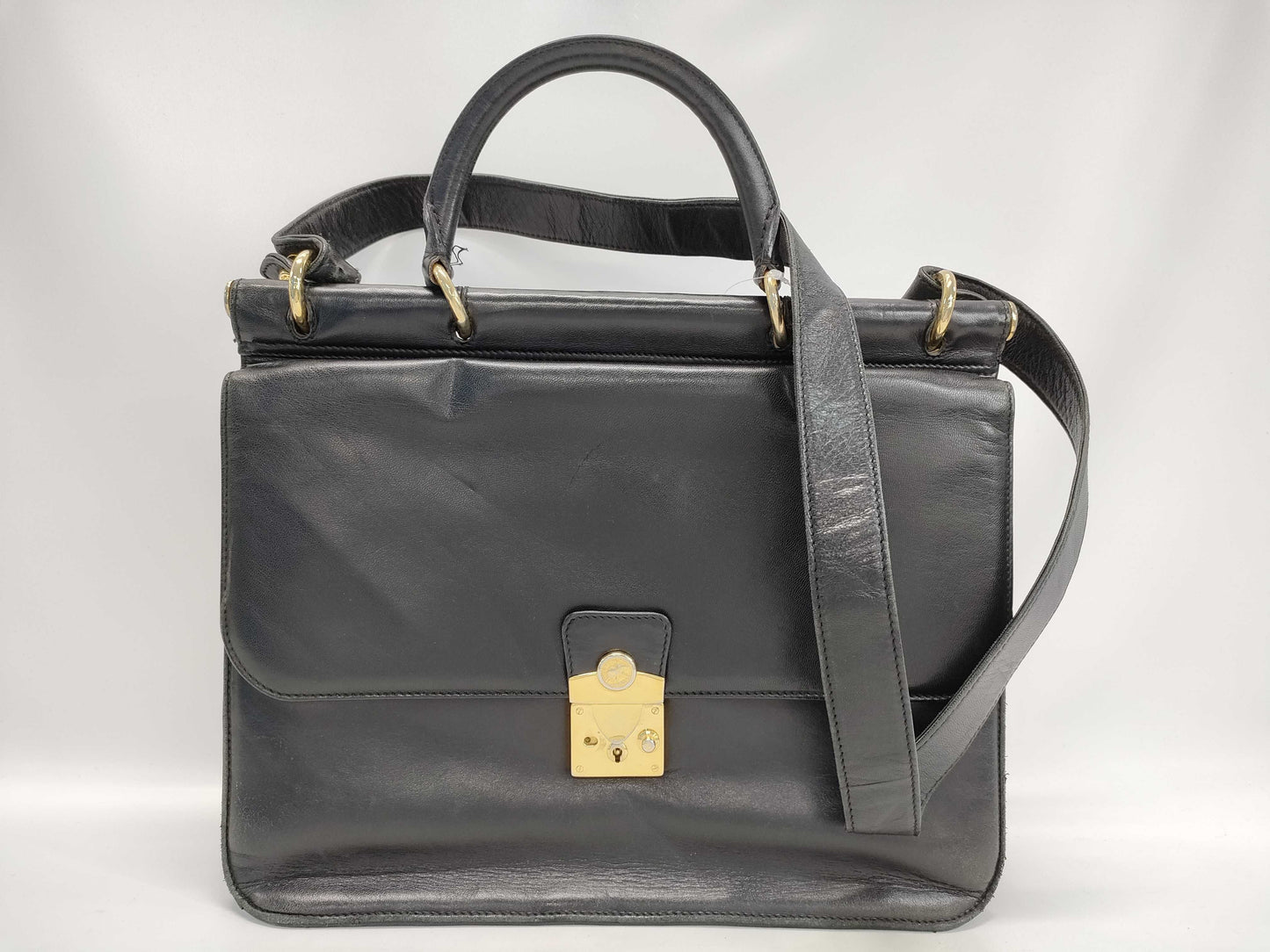 HUNTING WORLD Leather Shoulder Bag/Handbag