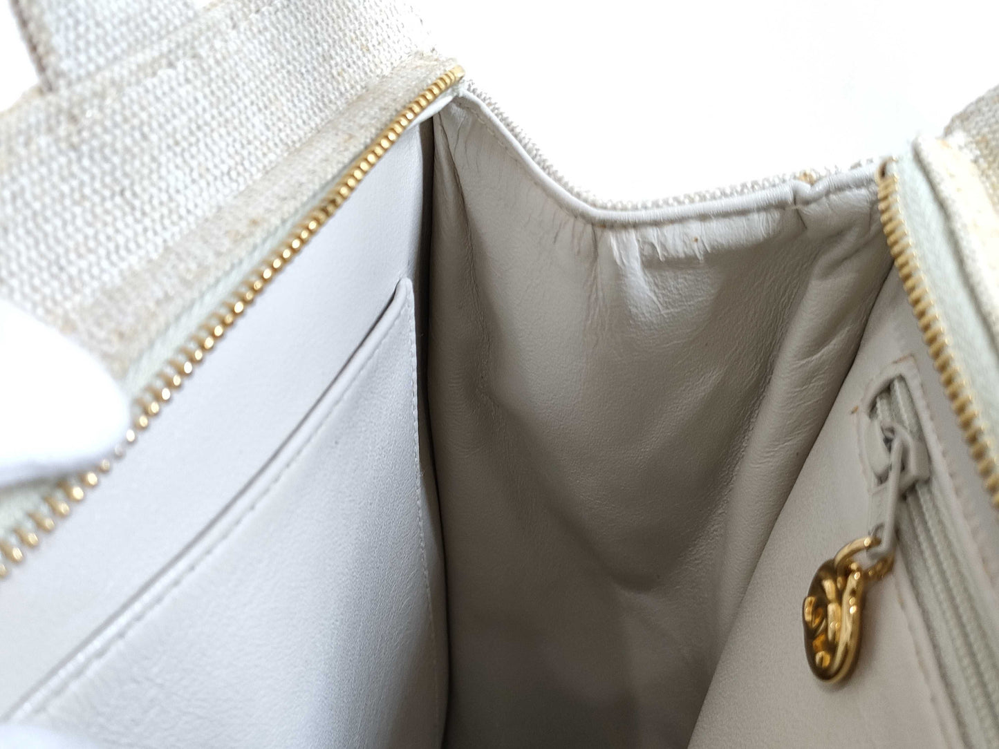 CHANEL Canvas Tote Handbag