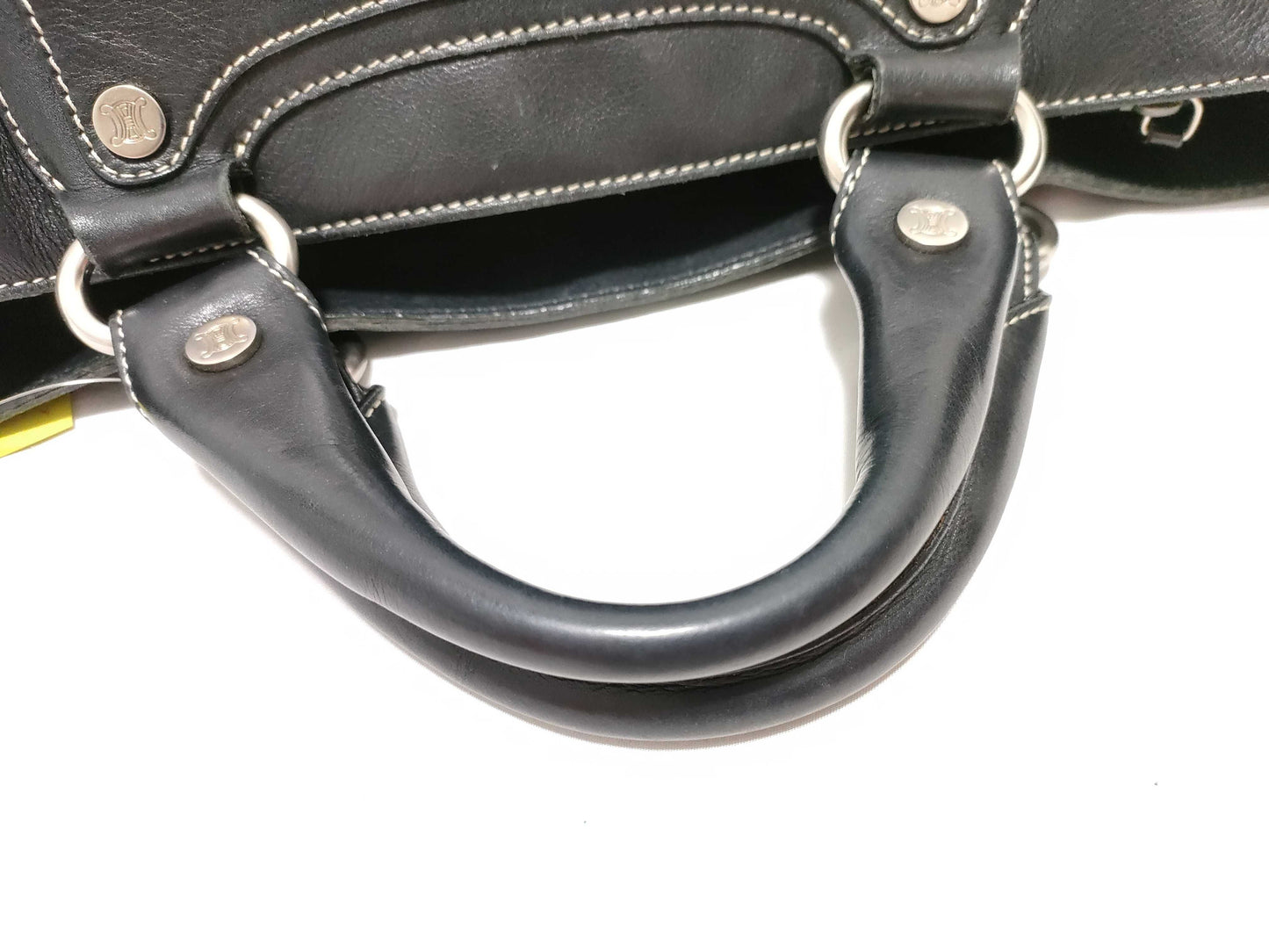 CELINE Boogie Bag Triomphe Leather Handbag