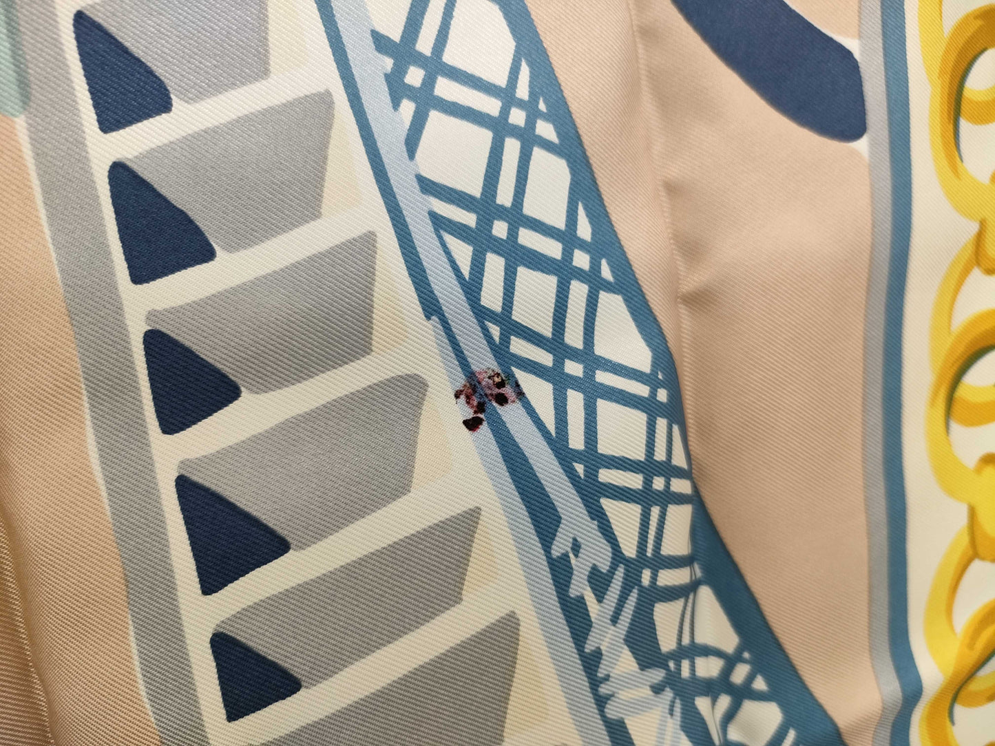 CELINE Blue Scarf