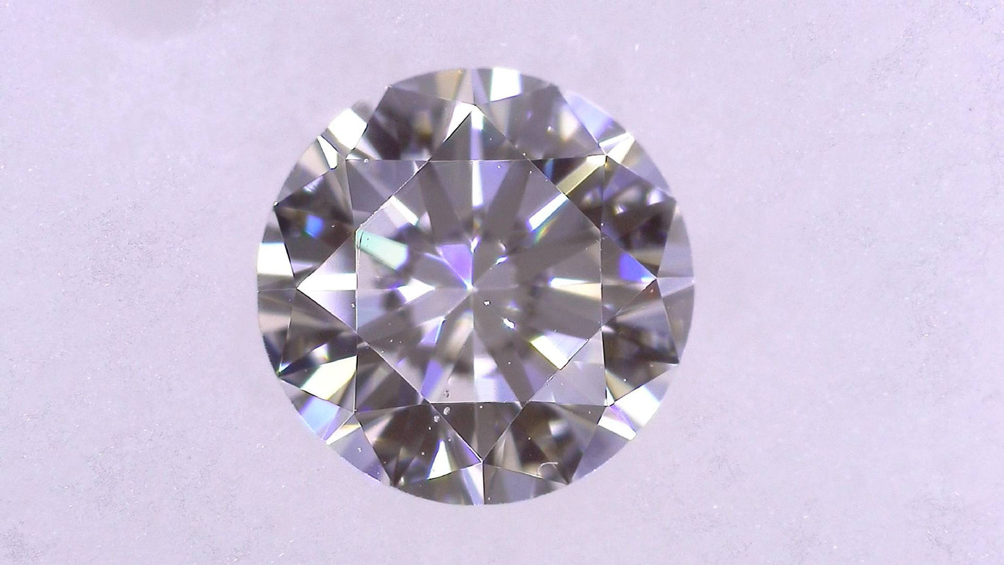 0.414ct D VS-2 VERY GOOD/VG/VG MEDIUM BLUE NATURAL 4.80-4.84X2.93mm Diamond Loose