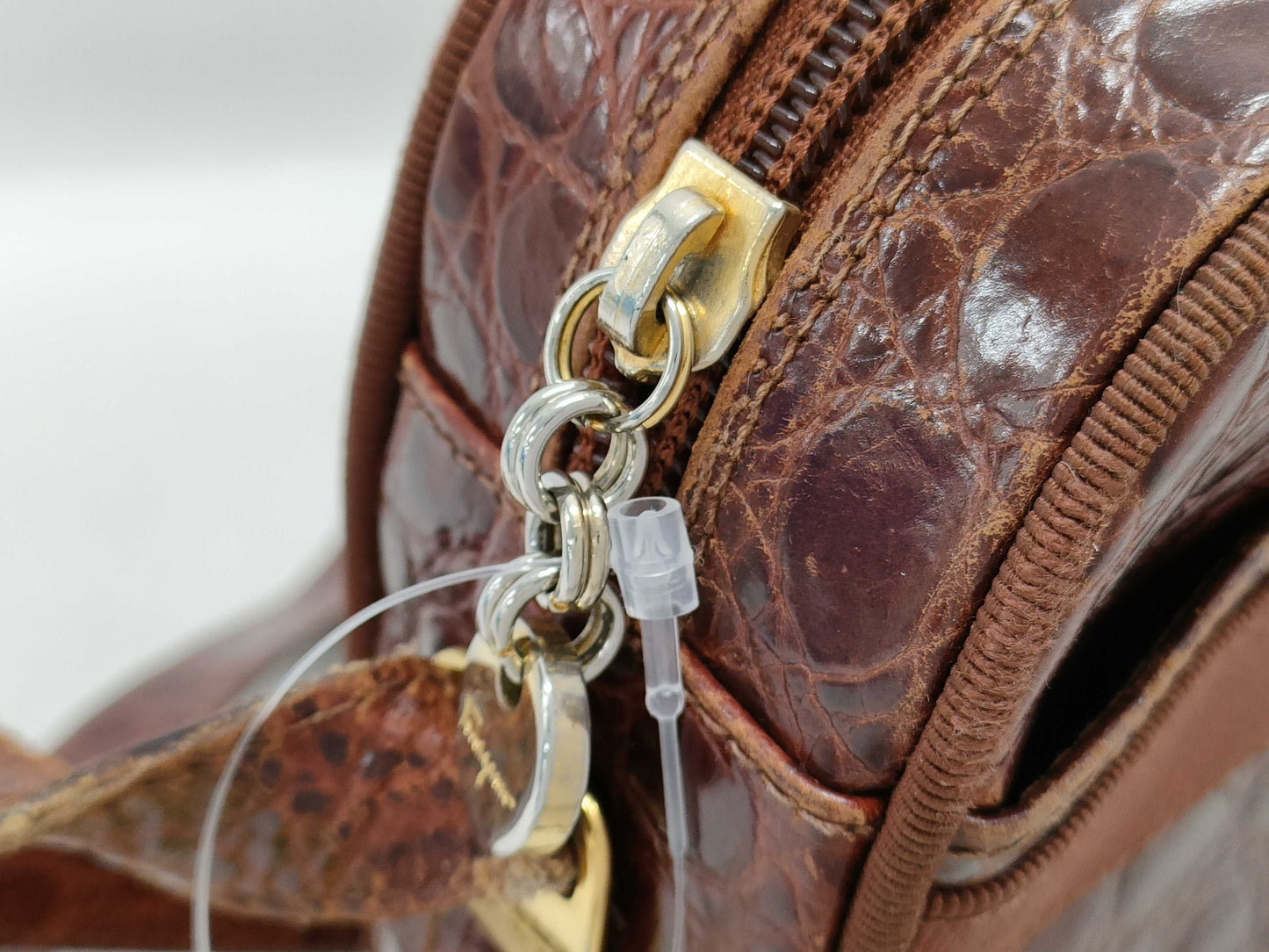 Salvatore Ferragamo Embossed A21 6677 Shoulder Bag