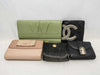 5-piece women's wallet featuring CHANEL, Coco Mark, Miu Miu, and other items.
