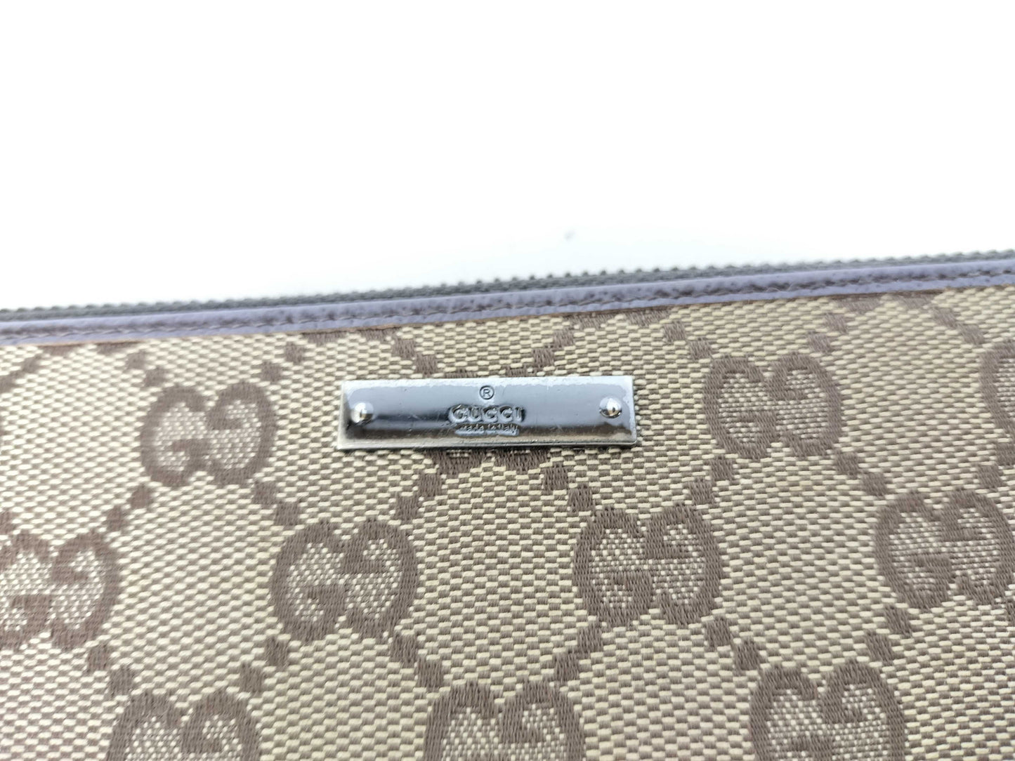 GUCCI GG Canvas Round Long Wallet