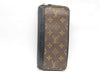 LOUIS VUITTON CA 2148 Monogram Macassar M60109 Macassar Zippy Vertical Wallet with Initials