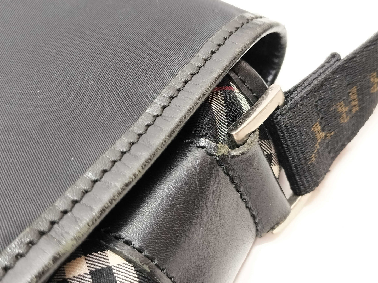 BURBERRY BLACK LABEL Flap Shoulder Bag