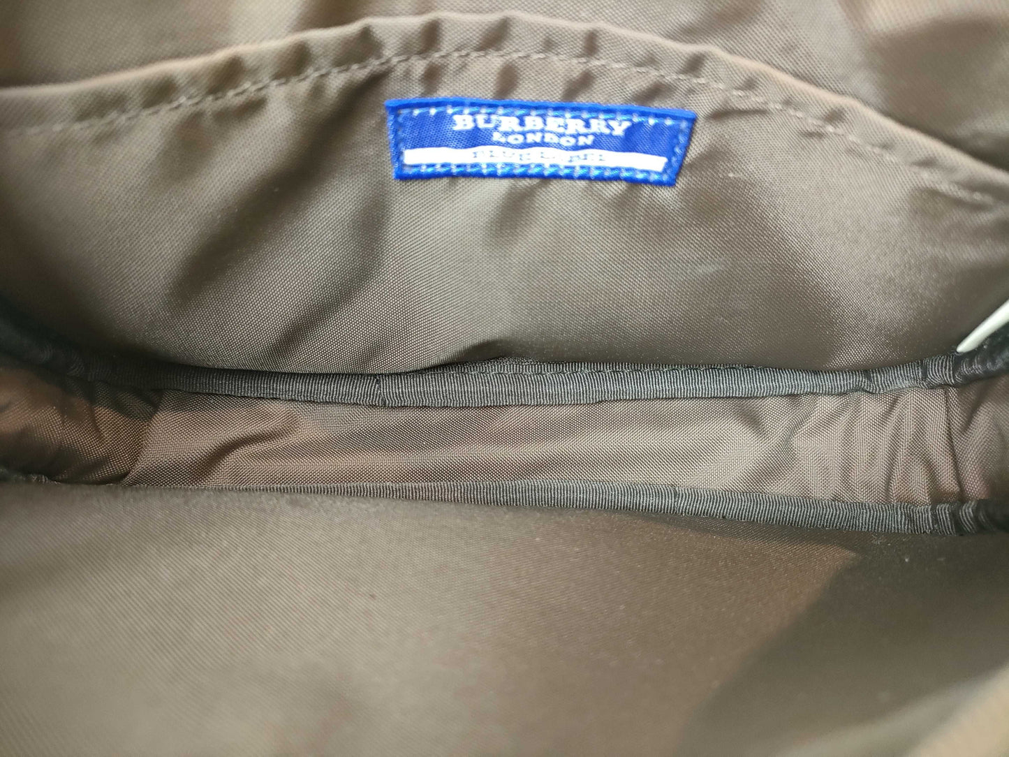 BURBERRY Blue Label Nova Check Blue Label Handbag with Pouch