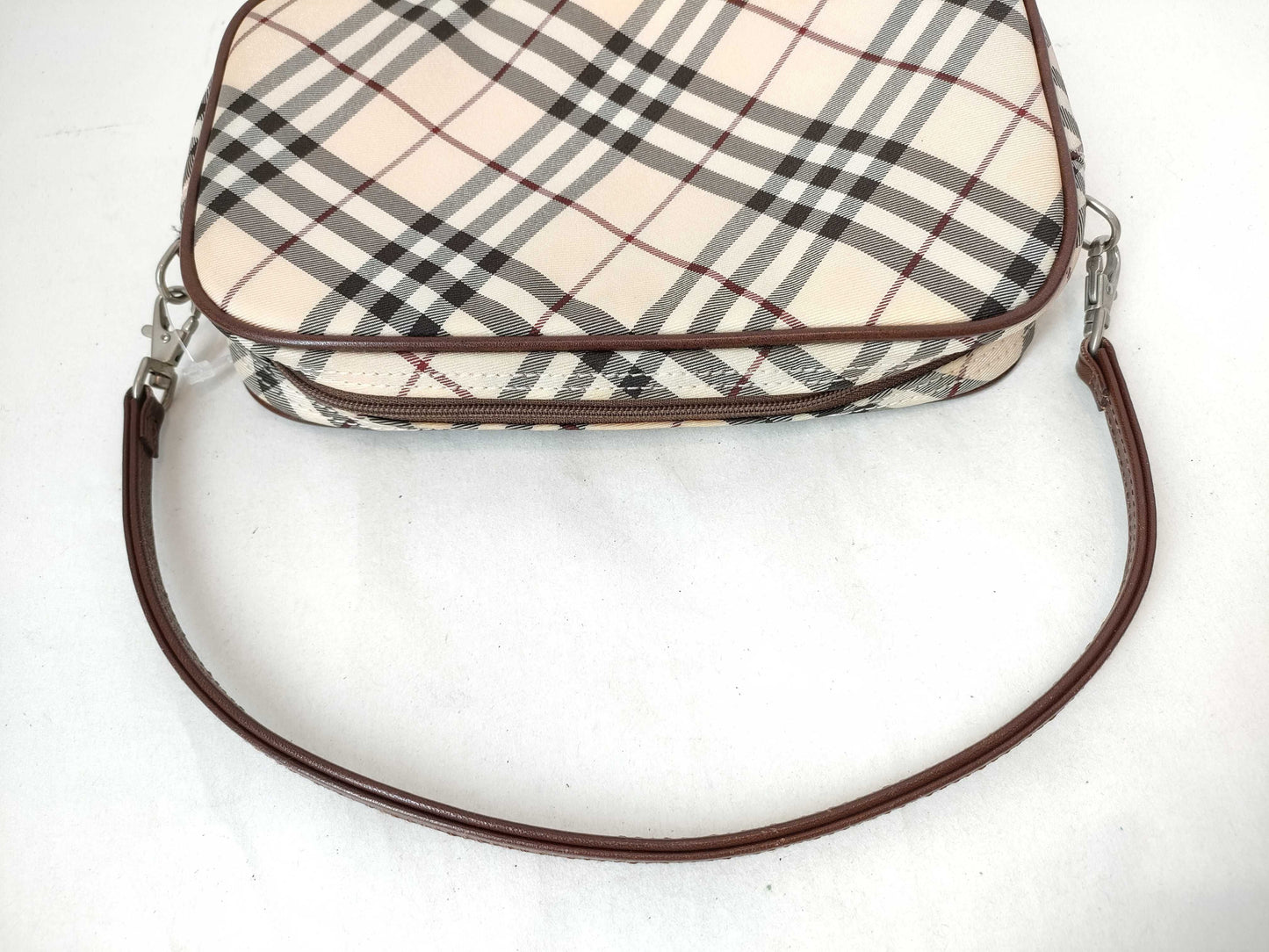BURBERRY Blue Label Nova Check Blue Label Handbag with Pouch