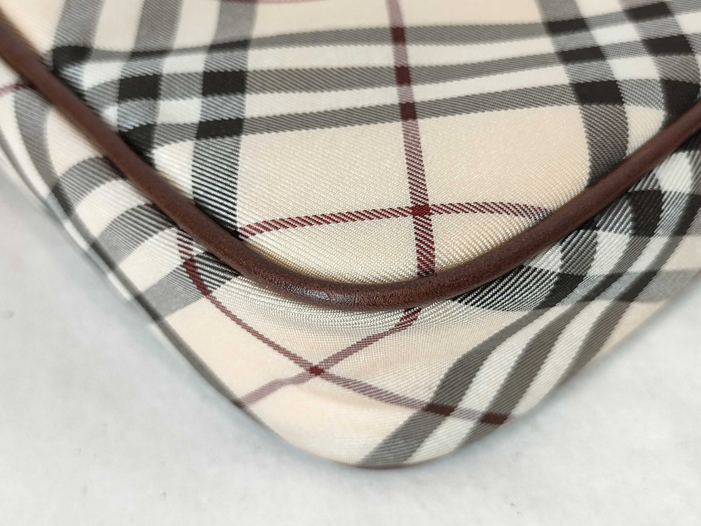 BURBERRY Blue Label Nova Check Blue Label Handbag with Pouch
