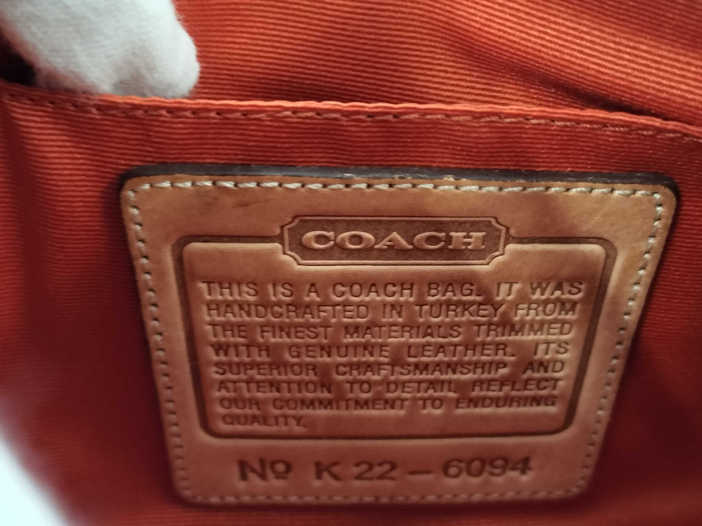 COACH Signature One-Shoulder Handbag
