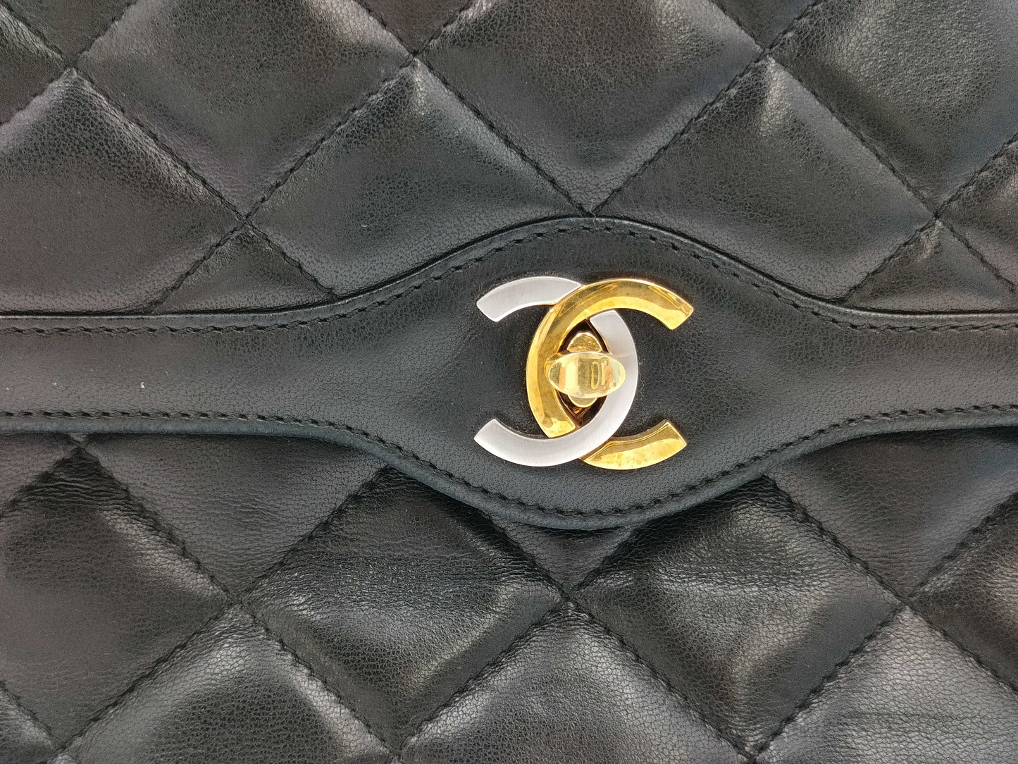 CHANEL Lambskin Paris Limited Edition Matelasse Shoulder Bag
